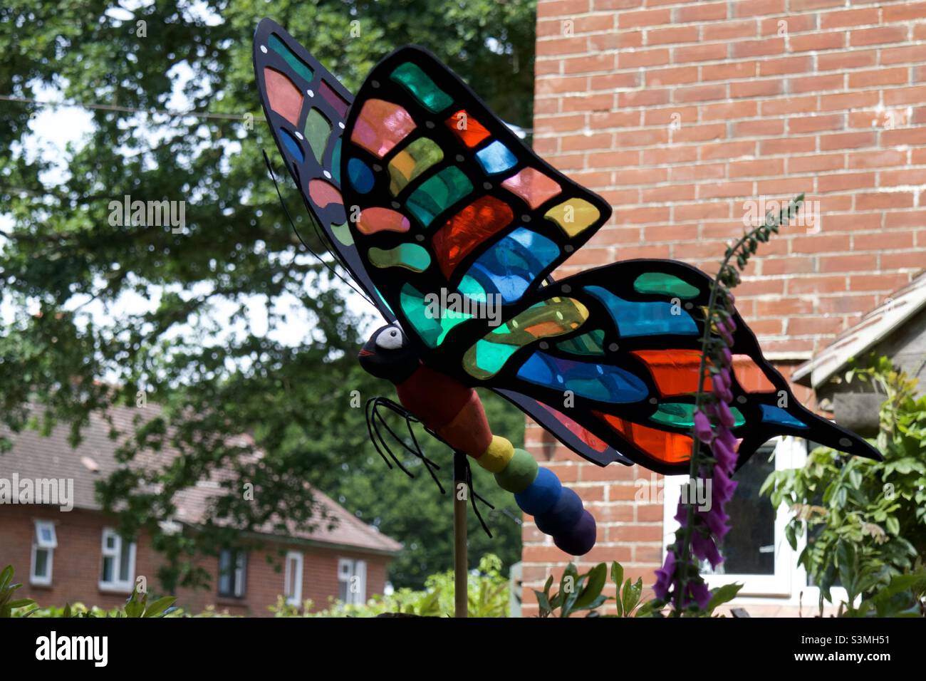 Art at New Forest during the lockdown / COVID-19 period in 2020 - Smartphone Captured Stock Image