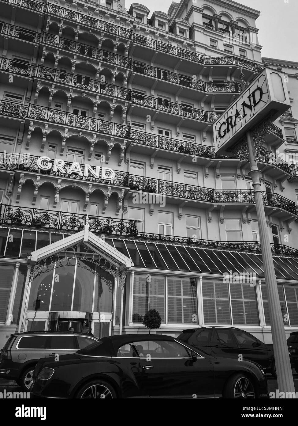 Brighton Grand Hotel Stock Photo Alamy