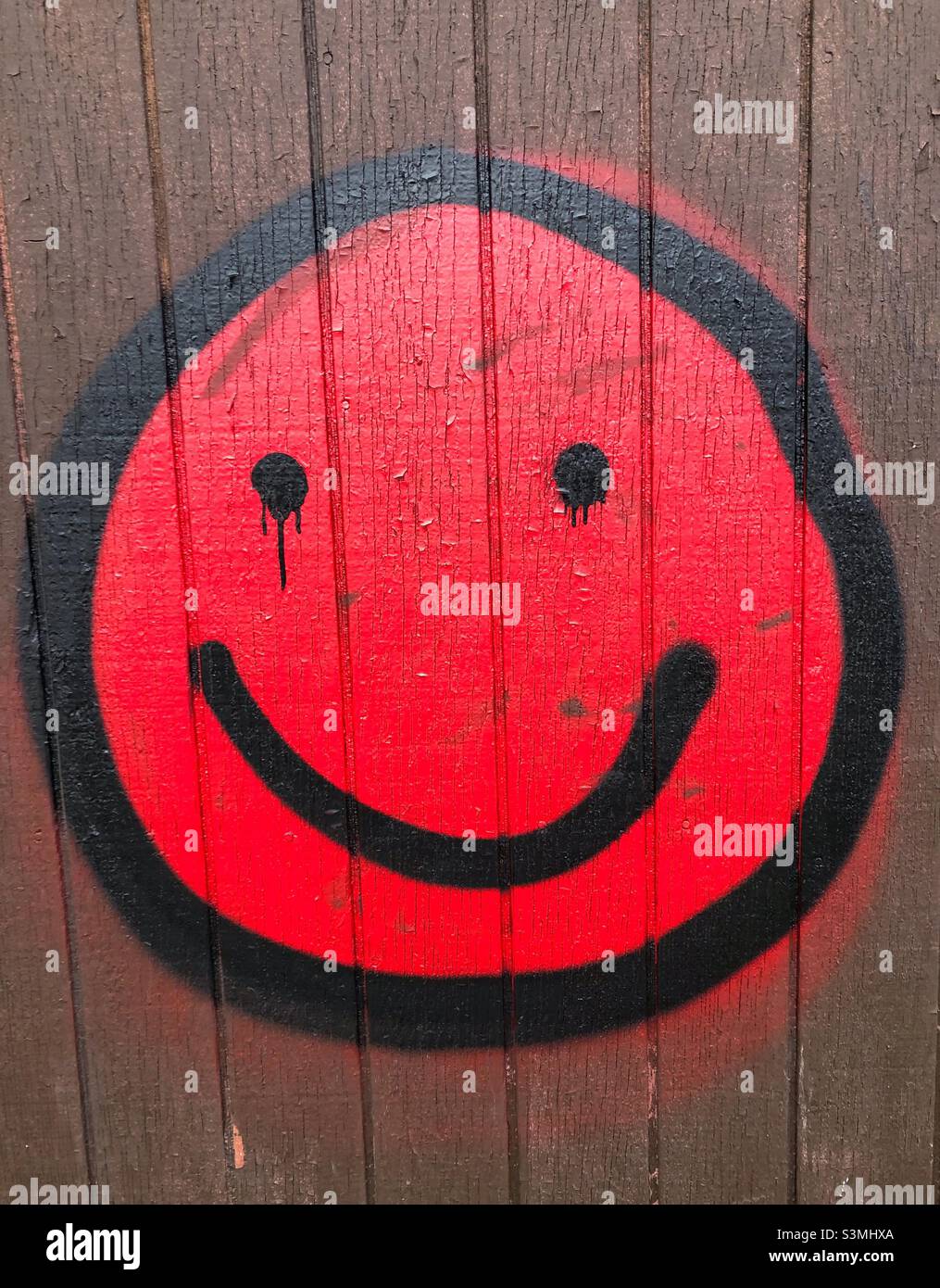 Put on a happy face. Stock Photo