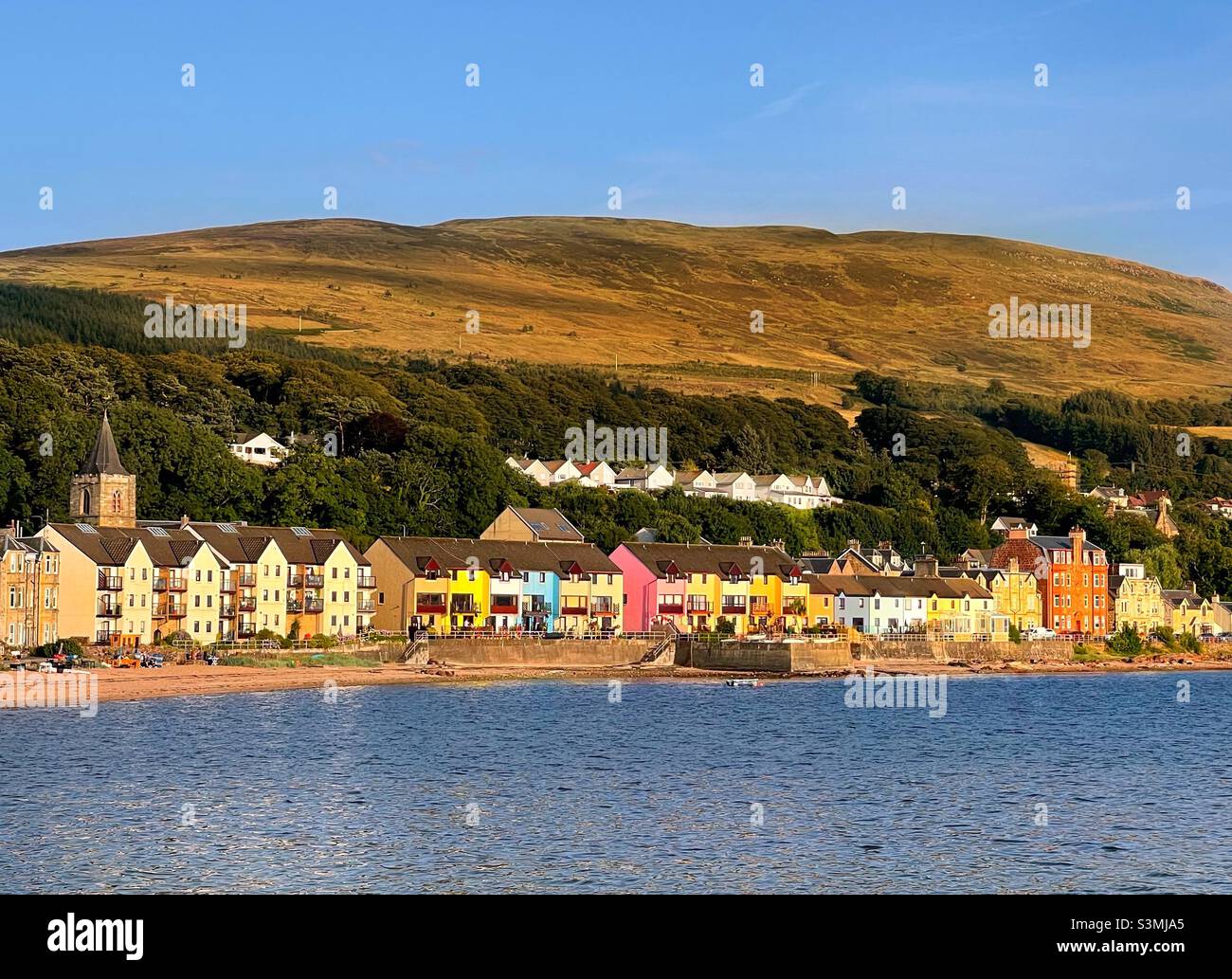 Colourful seaside houses Stock Photo