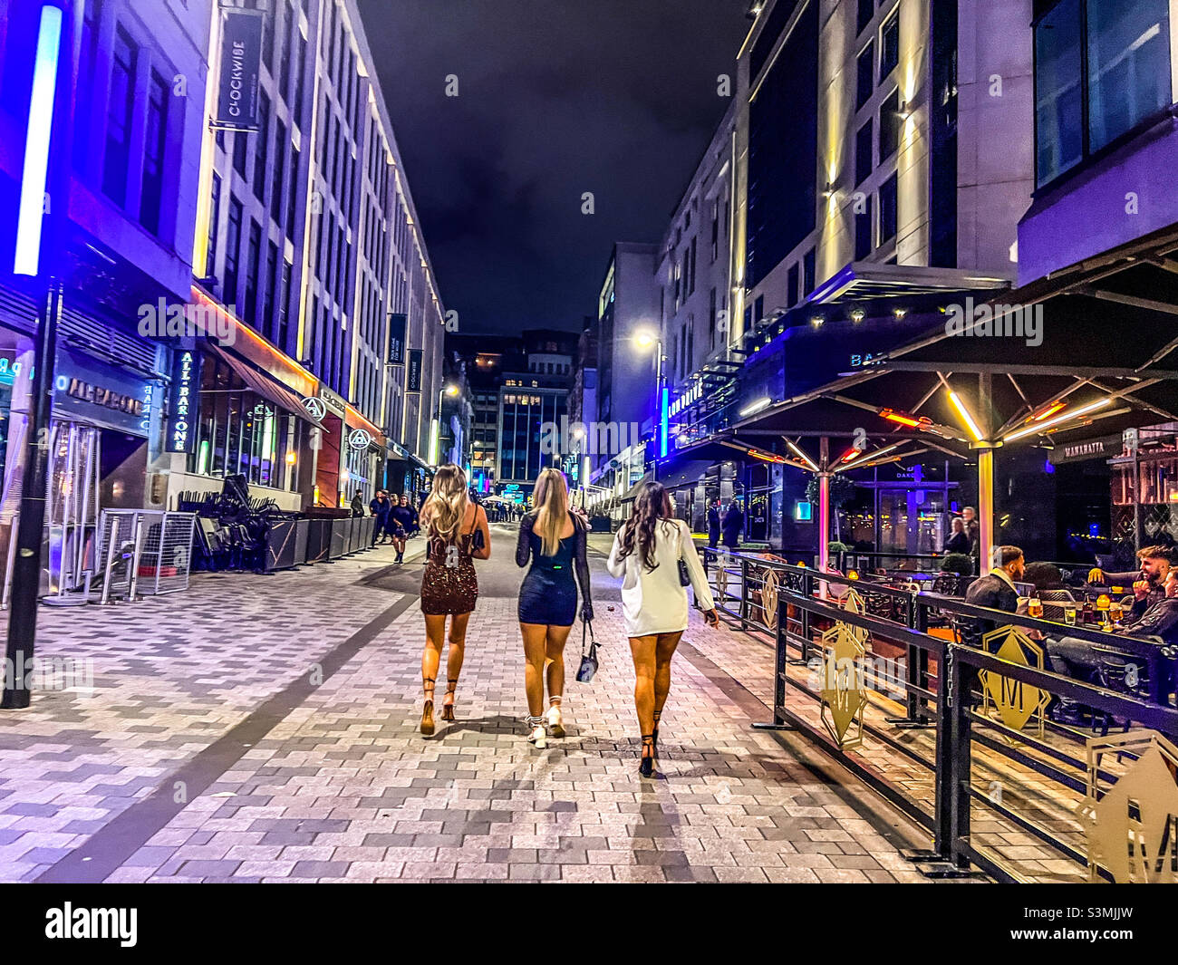 Greek Street in Leeds Stock Photo Alamy