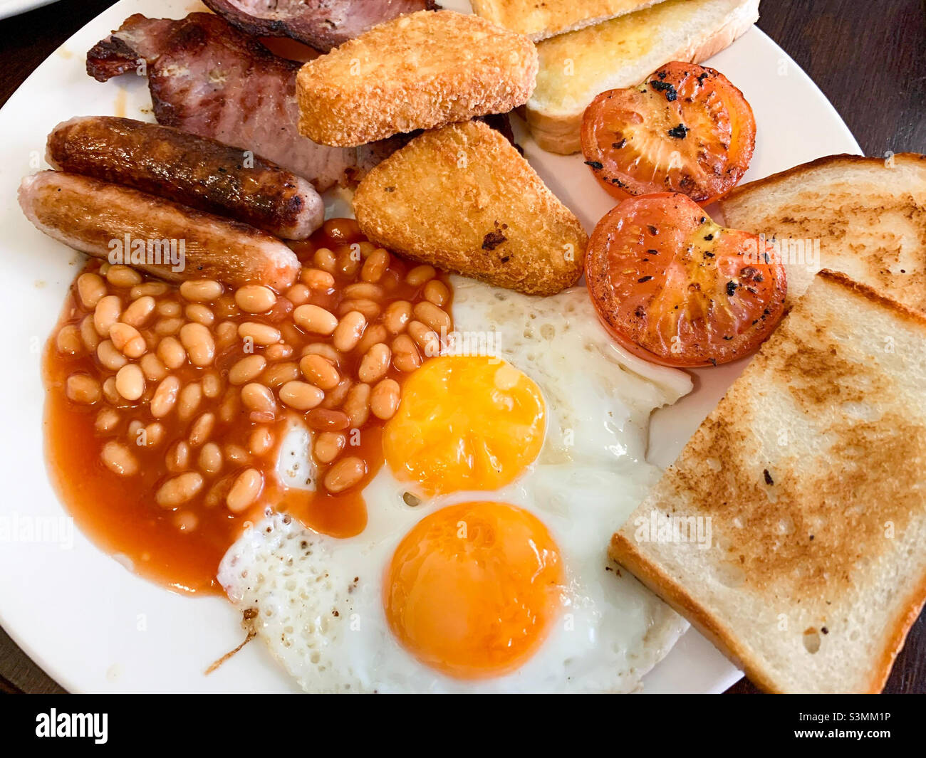 Full English Breakfast Stock Photo Alamy