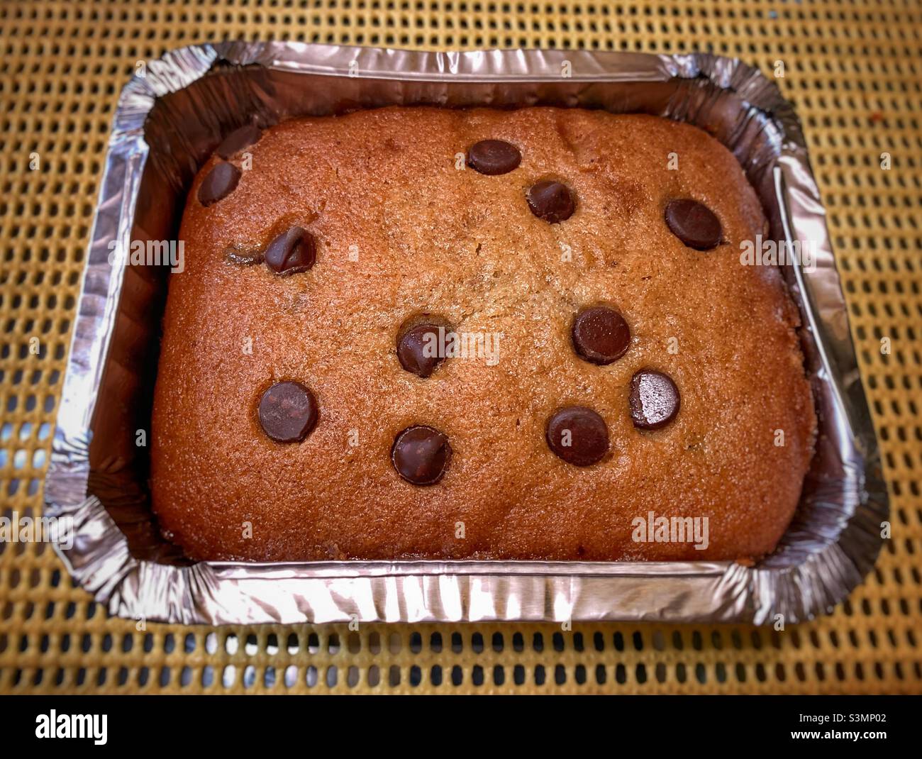 Banana Chocolate Chips Stock Photo Alamy