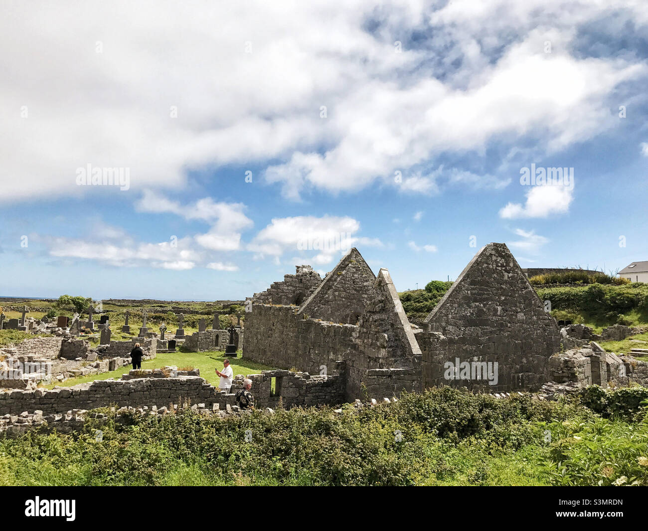 Ruins and cemetery of the Seven Churches Monastic Settlement on the