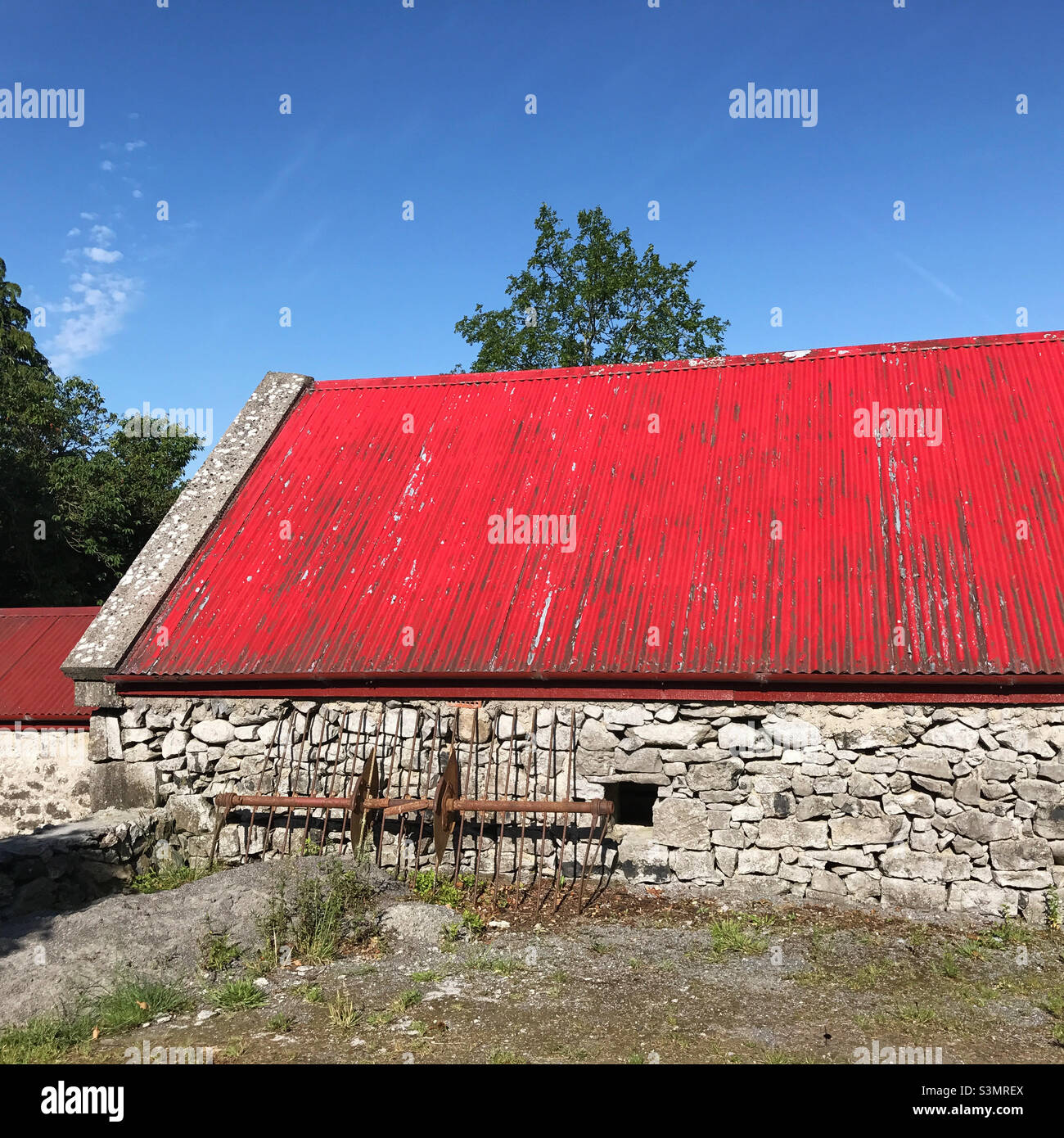 Metal roof barn hi-res stock photography and images - Alamy