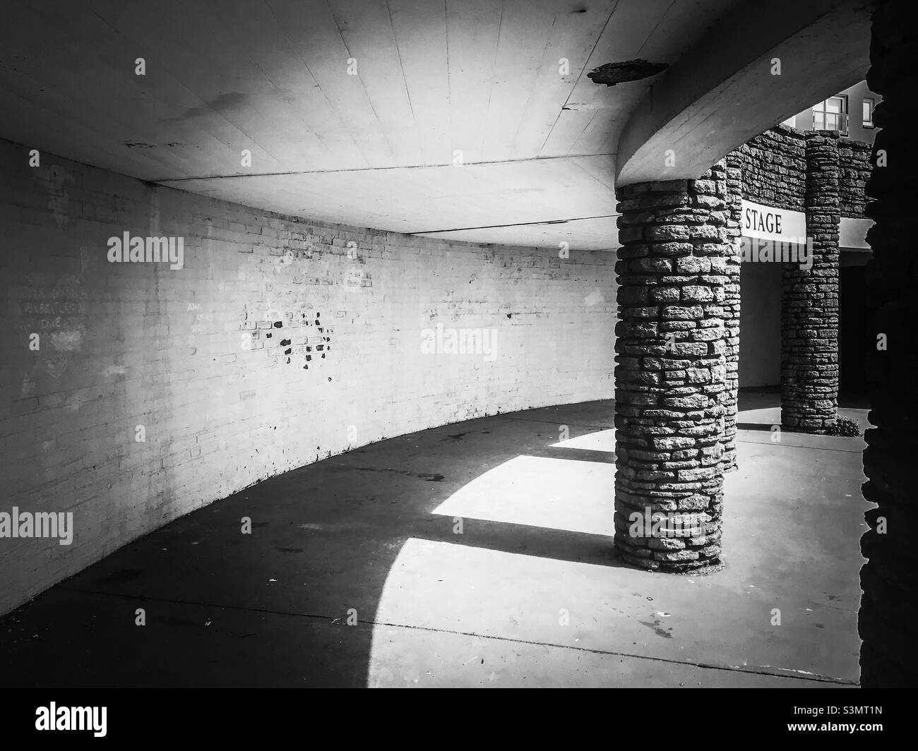 Rottingdean outside theatre, Sussex - Smartphone Captured Stock Image