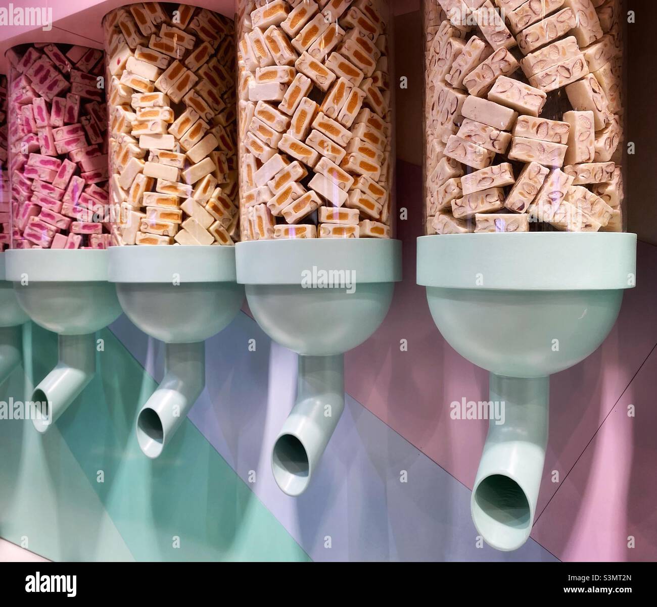 Display in a candy store Stock Photo
