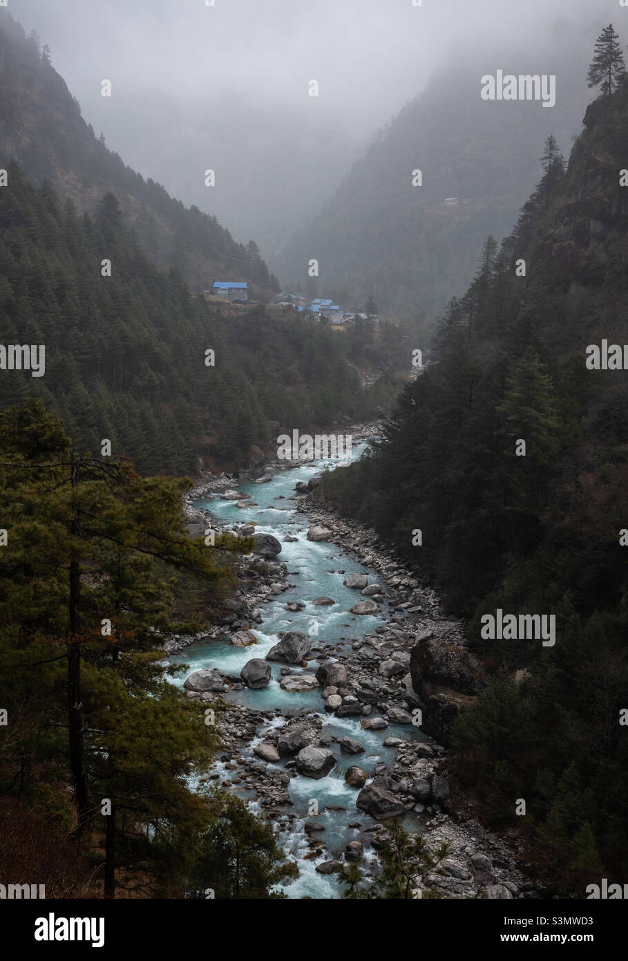 Himalayan landscape, Nepal - Smartphone Captured Stock Image