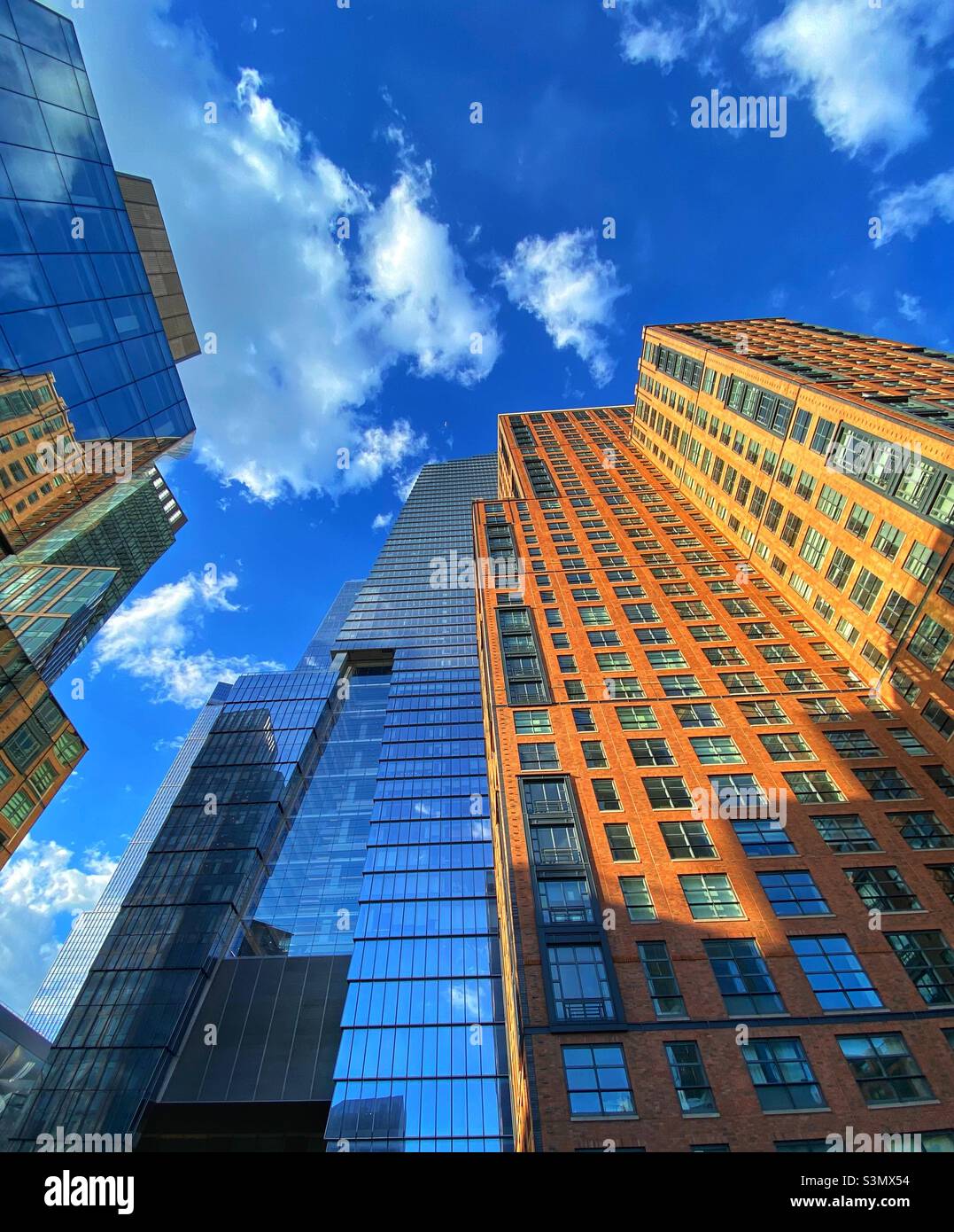 View at the High Line, May 2021. - Smartphone Captured Stock Image