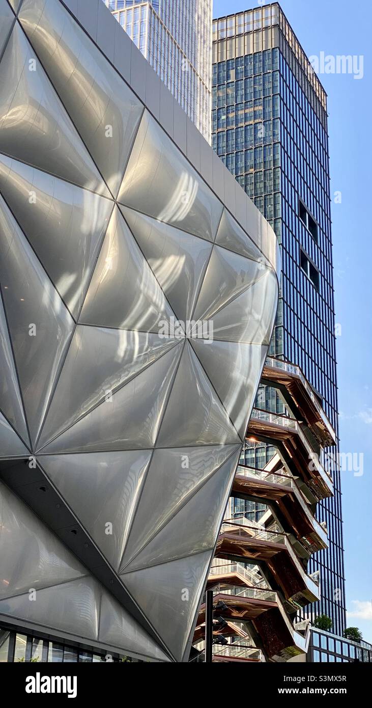 Architectural view at the High Line. - Smartphone Captured Stock Image