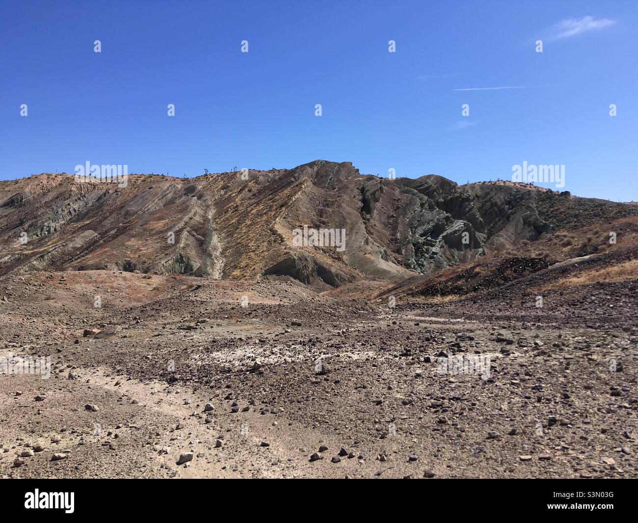 Rainbow Basin Natural Area Barstow California Stock Photo Alamy
