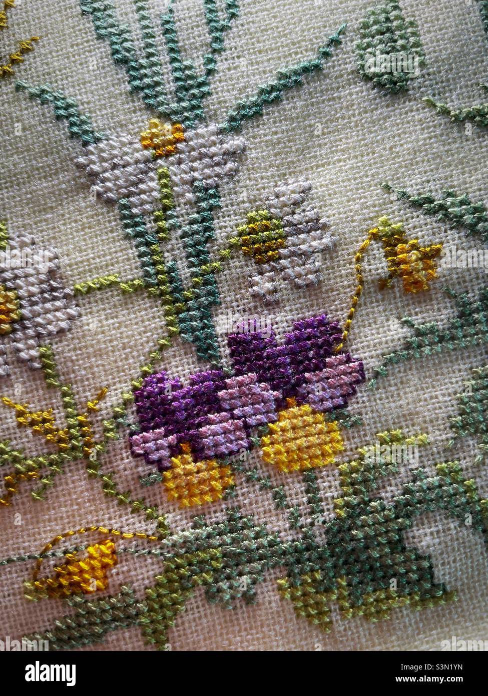 Counted thread embroidery hires stock photography and images Alamy