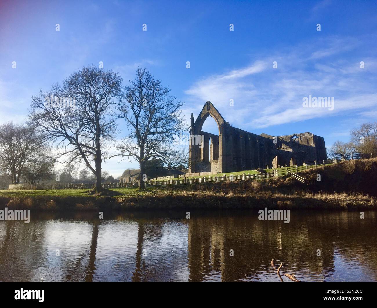 Bolton Abbey priory, England, uk Stock Photo Alamy