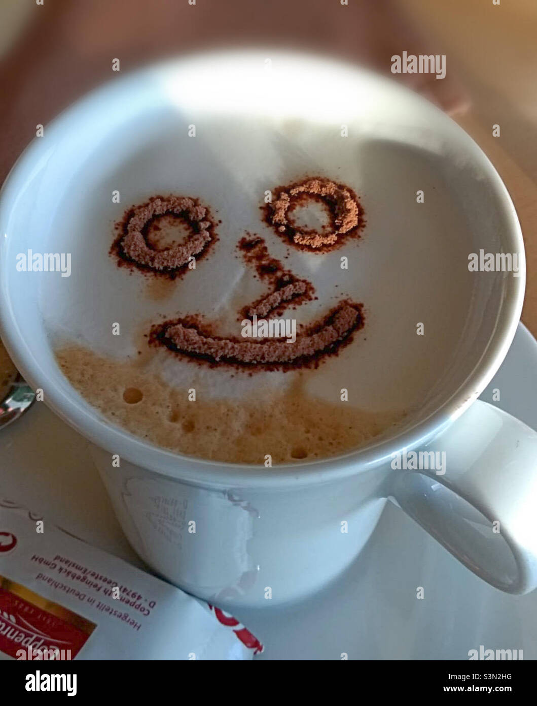 It is Coffee Time! - Smartphone Captured Stock Image
