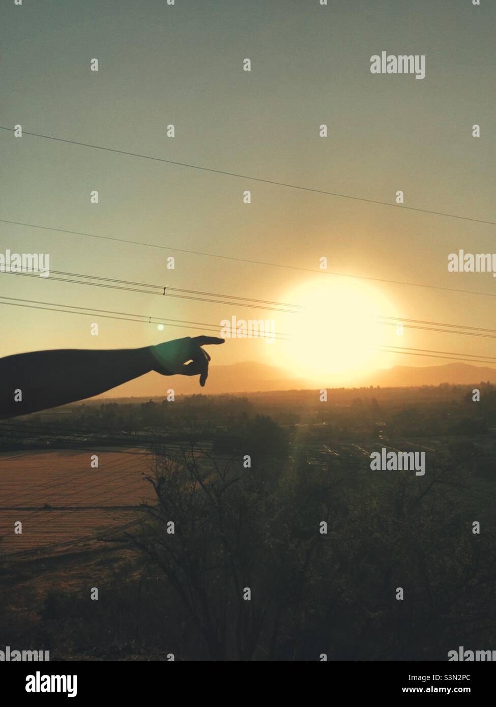 Sunset - Smartphone Captured Stock Image