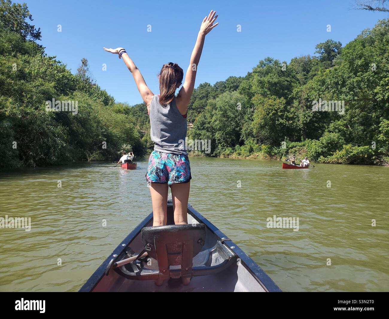 Camping by river hi-res stock photography and images - Alamy