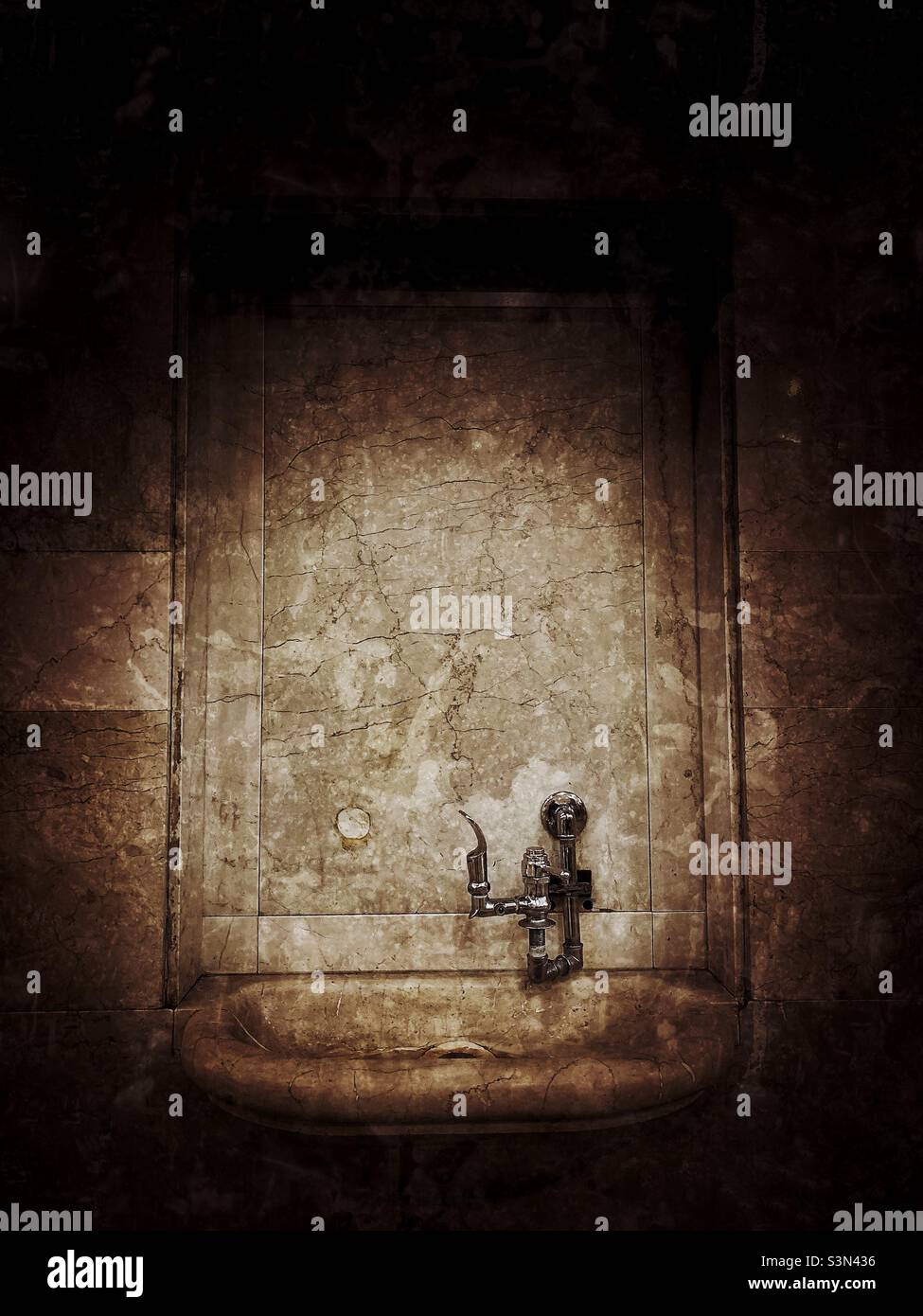 Old faucet Stock Photo