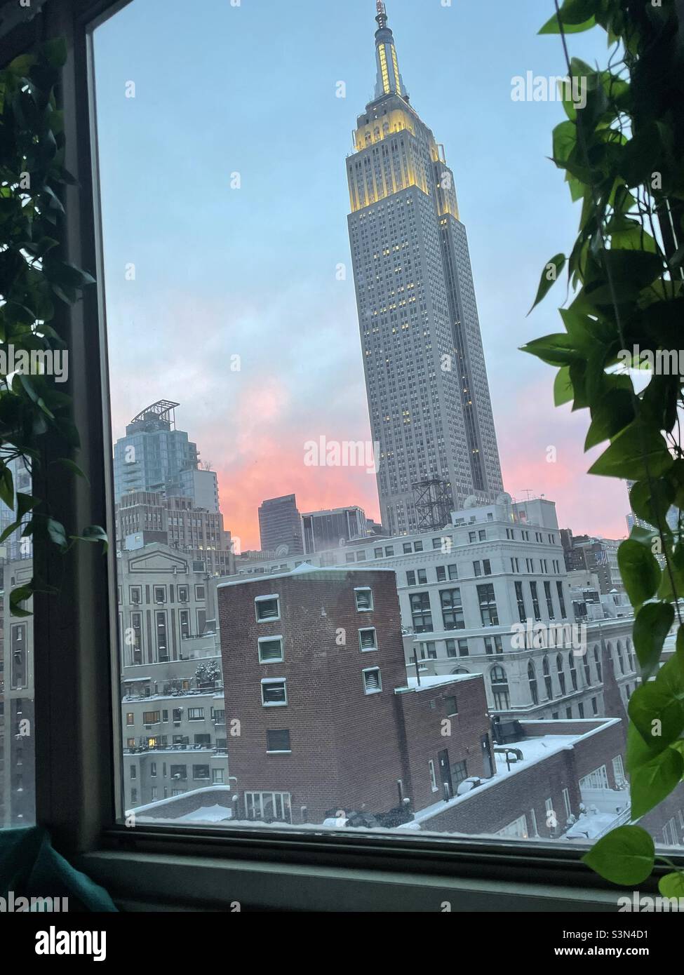 Nyc Sunset View From Window High Resolution Stock Photography And Images Alamy