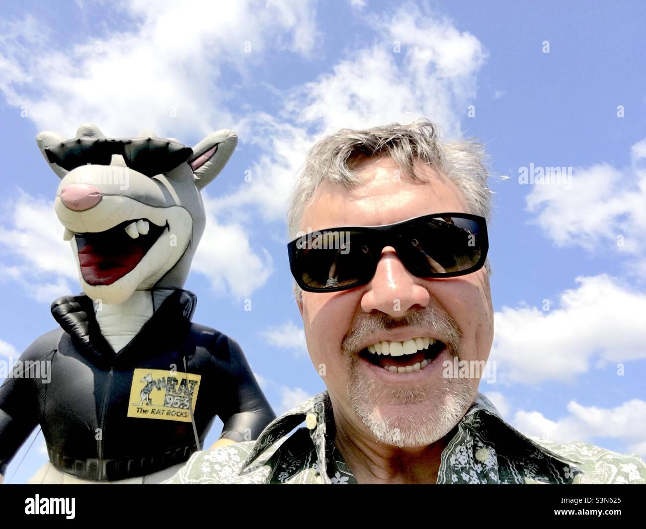 Inflatable rat Selfie Stock Photo - Alamy