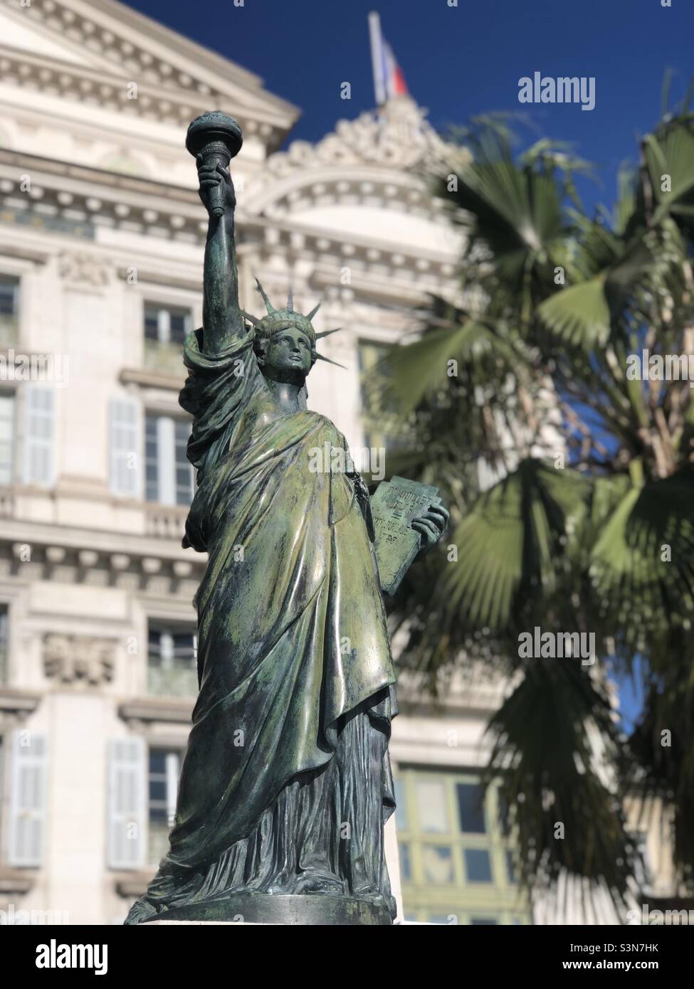 Statue of Liberty in Nice, France Stock Photo - Alamy