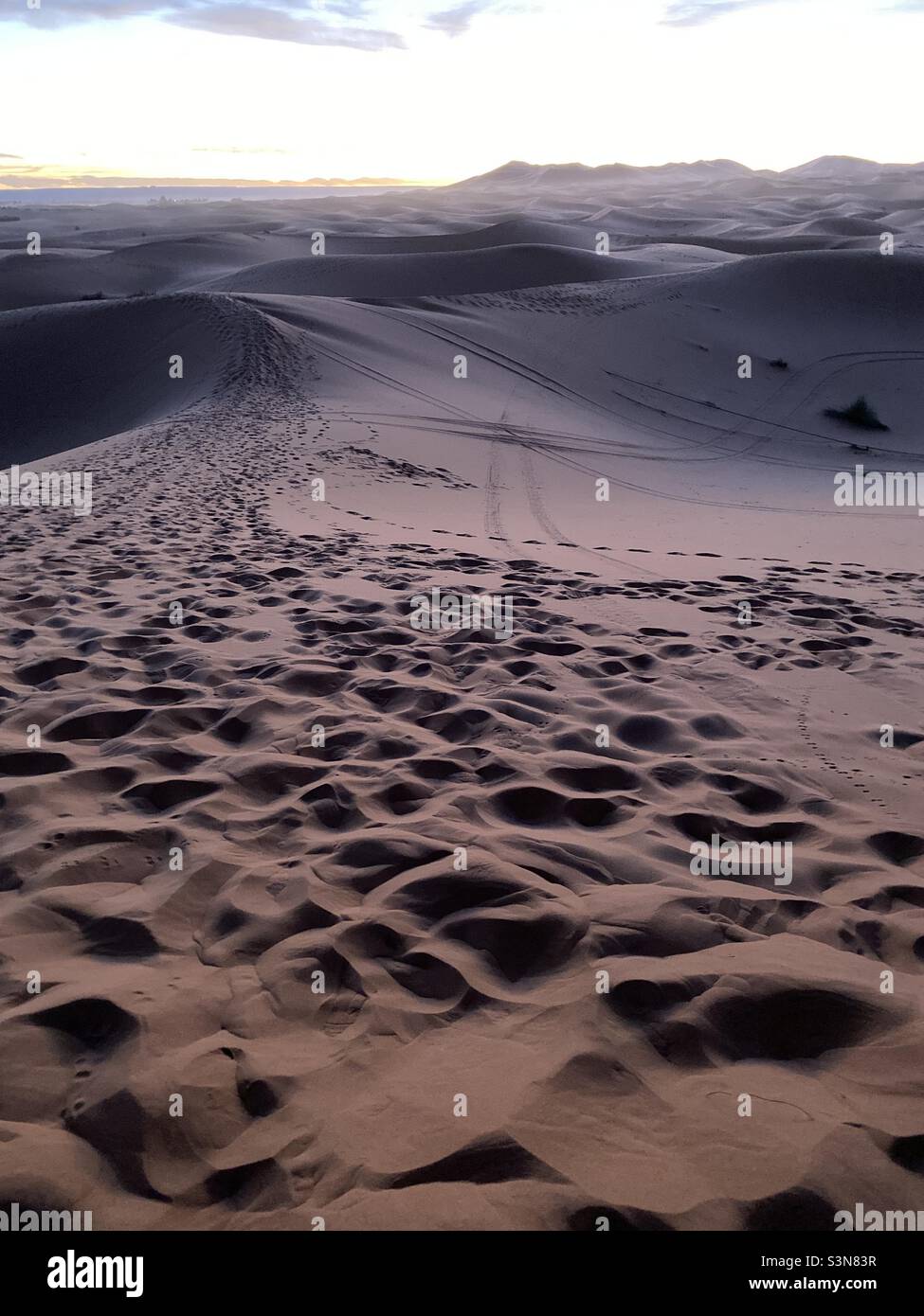 Sahara Deserts Stock Photo