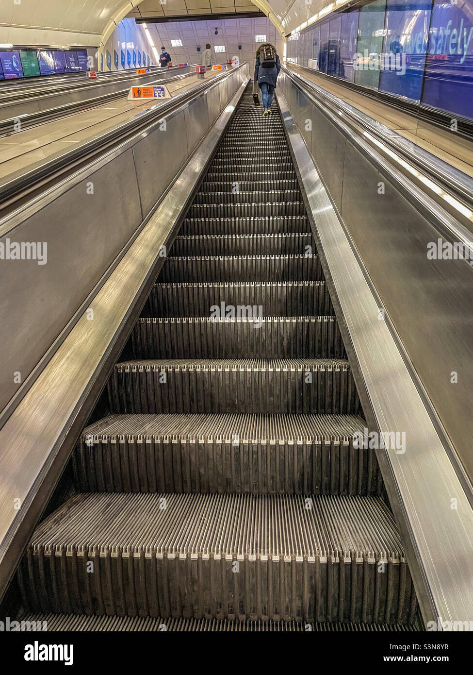 London Underground - Smartphone Captured Stock Image