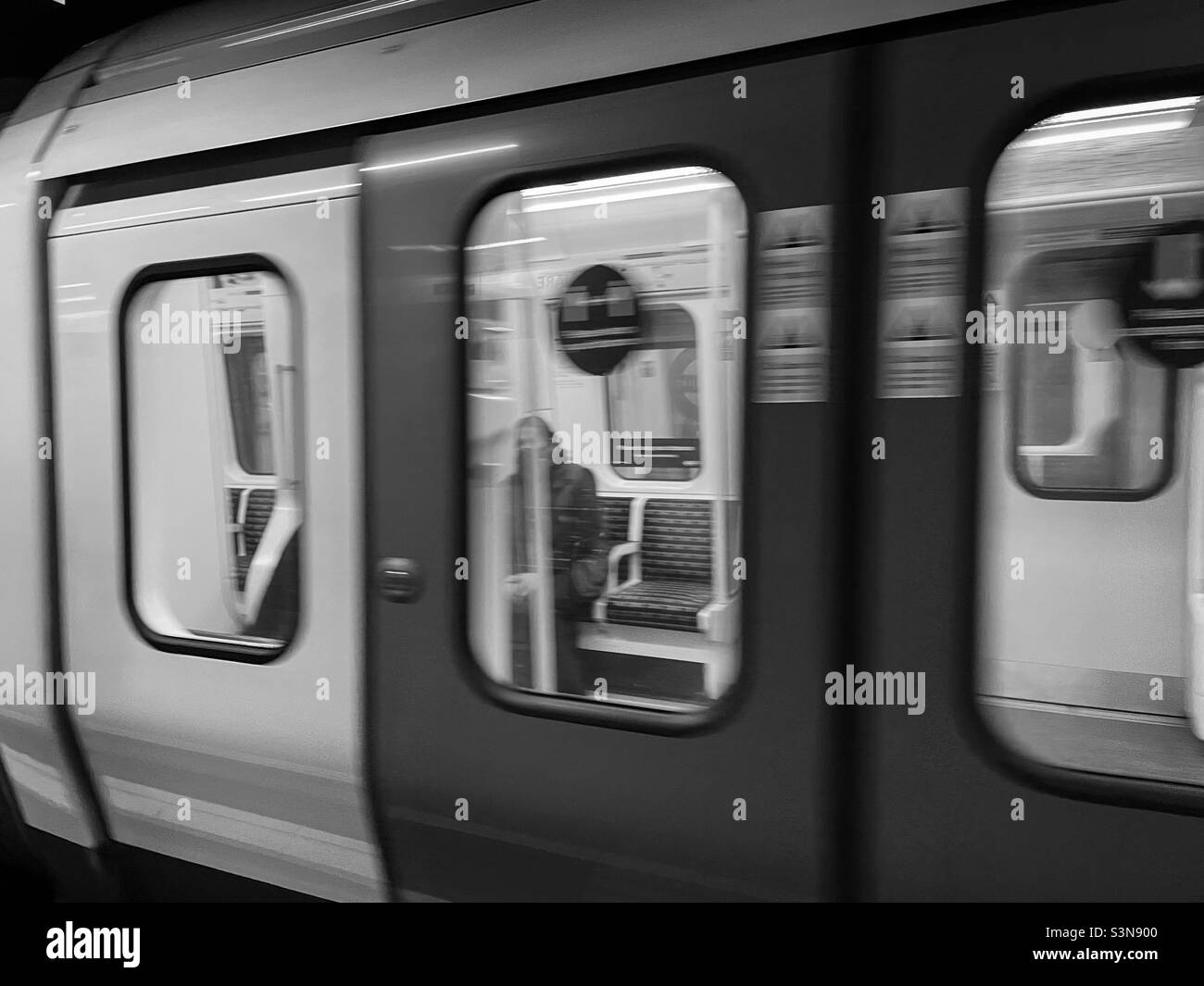London Underground - Smartphone Captured Stock Image