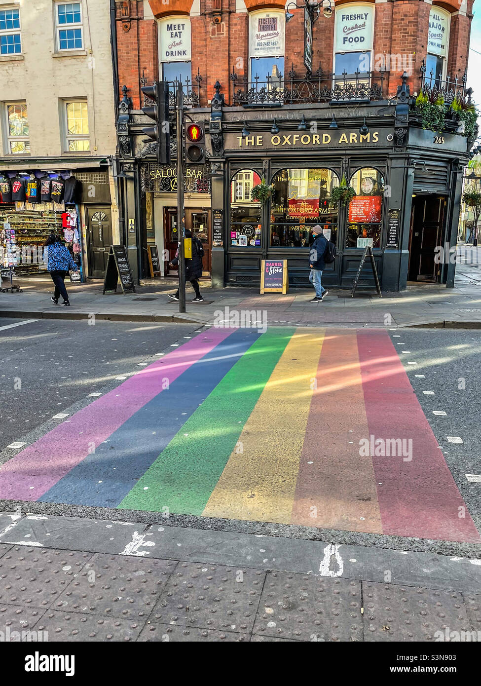 Camden high street, London - Smartphone Captured Stock Image