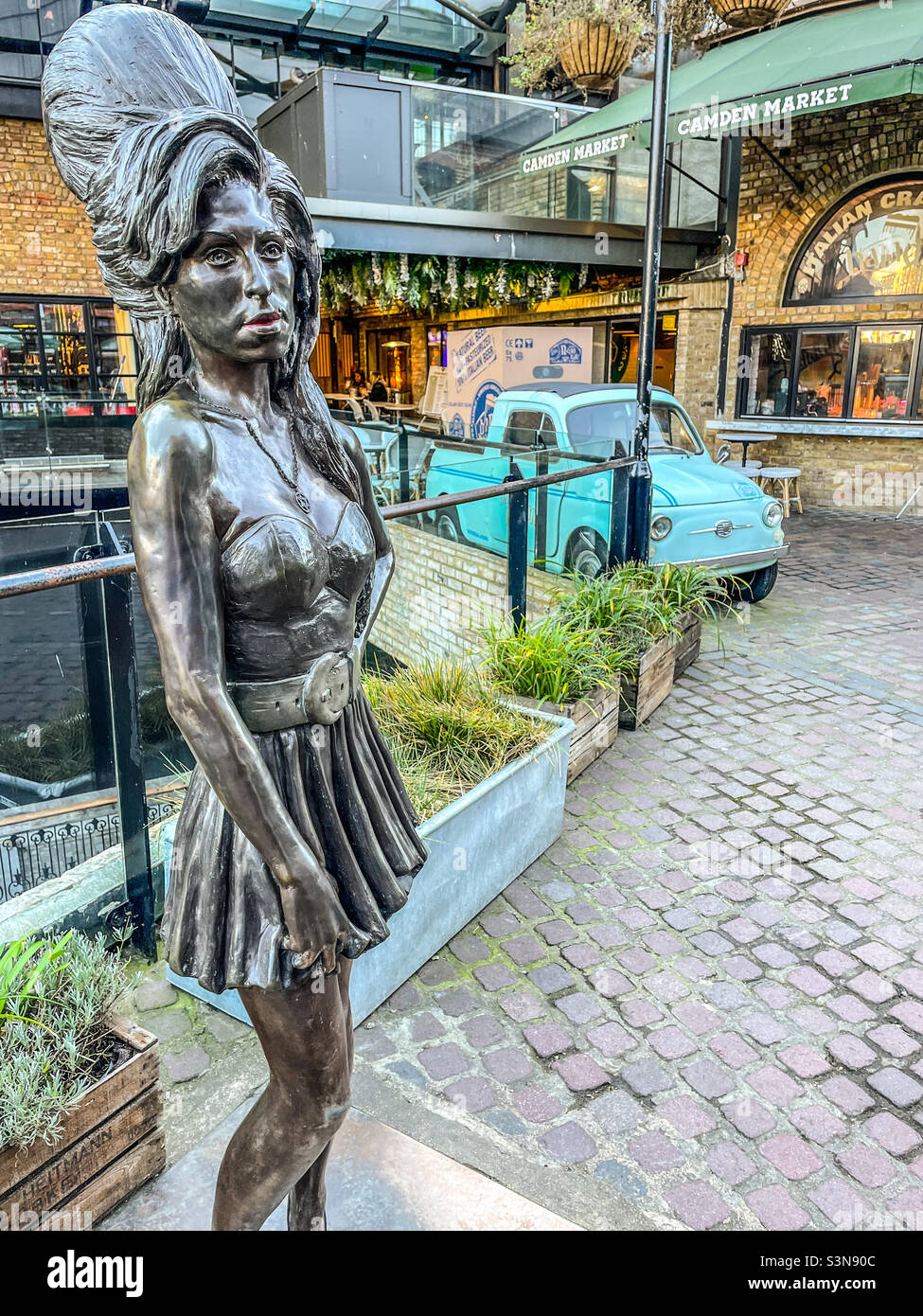 Any Winehouse, Camden market, London - Smartphone Captured Stock Image