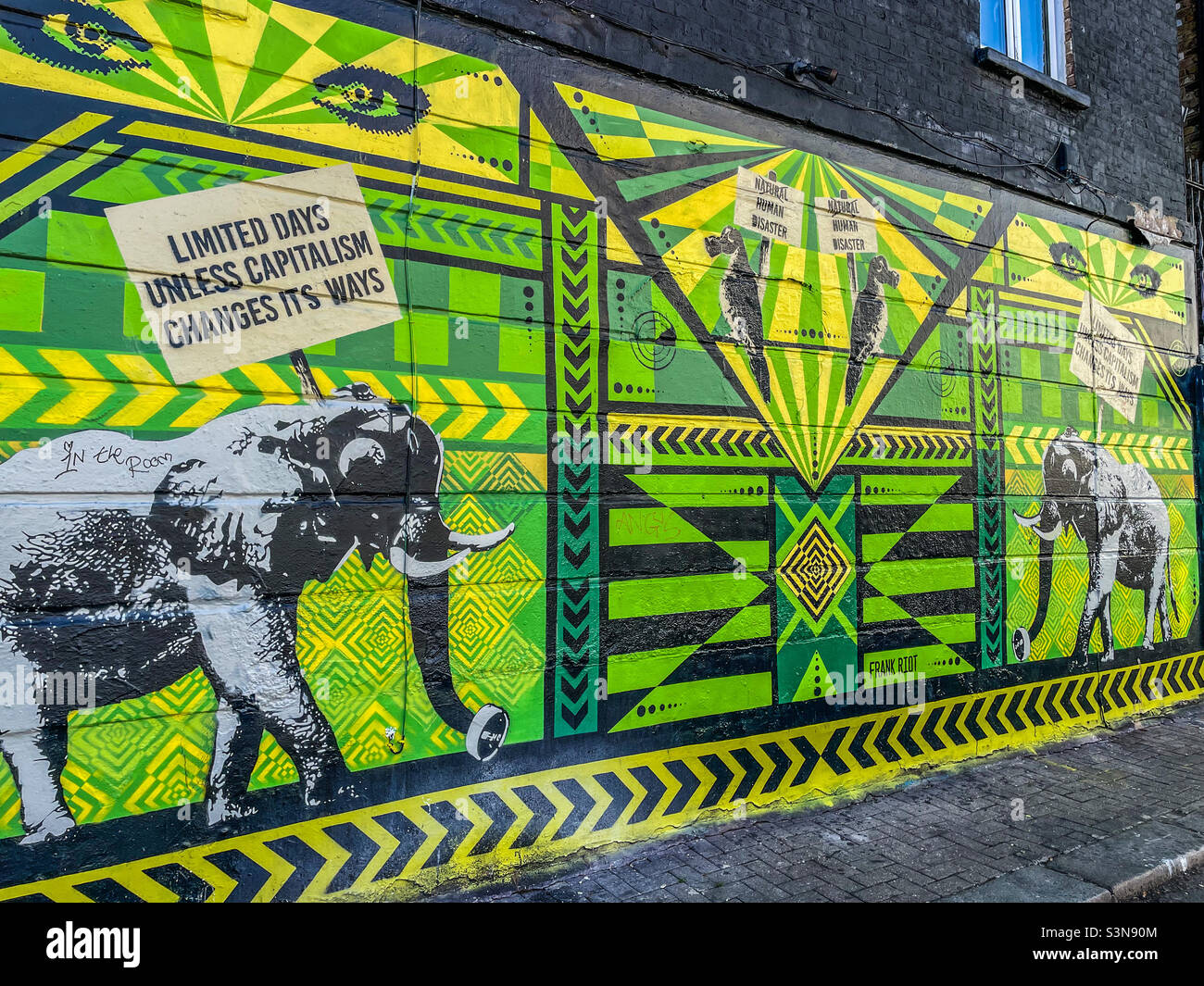 Street art, Camden, London - Smartphone Captured Stock Image