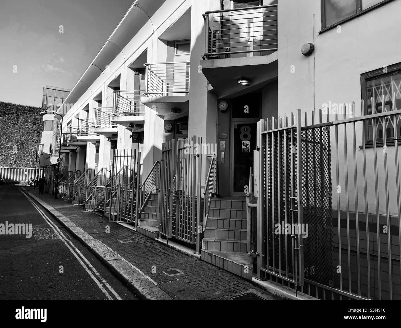 New build houses, Camden, London - Smartphone Captured Stock Image