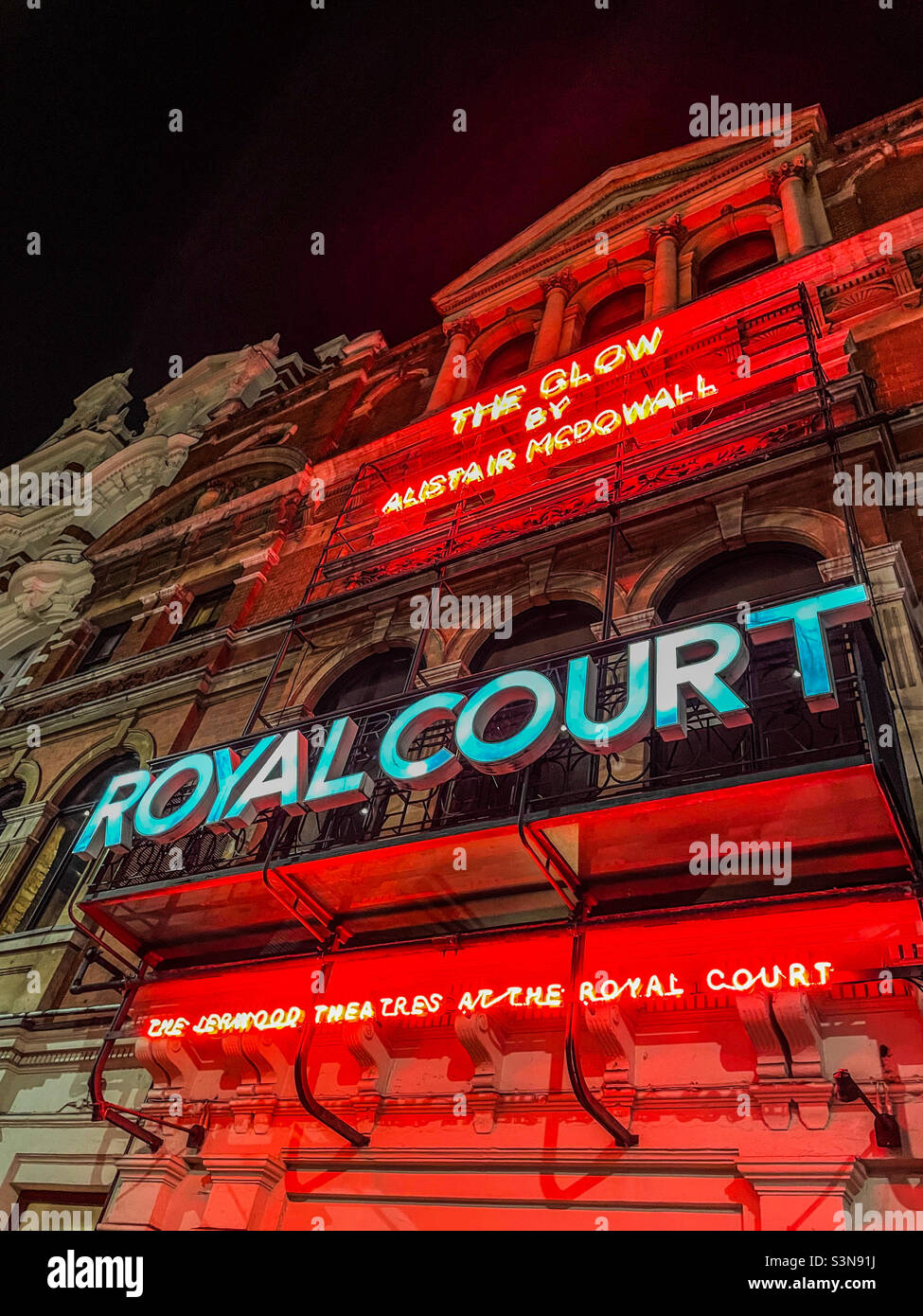 Royal Court theatre, London - Smartphone Captured Stock Image