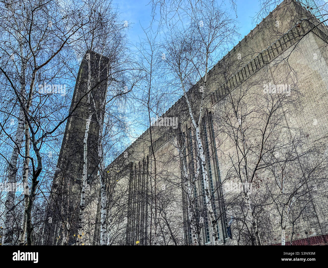 Tate Modern gallery, Southbank, London - Smartphone Captured Stock Image