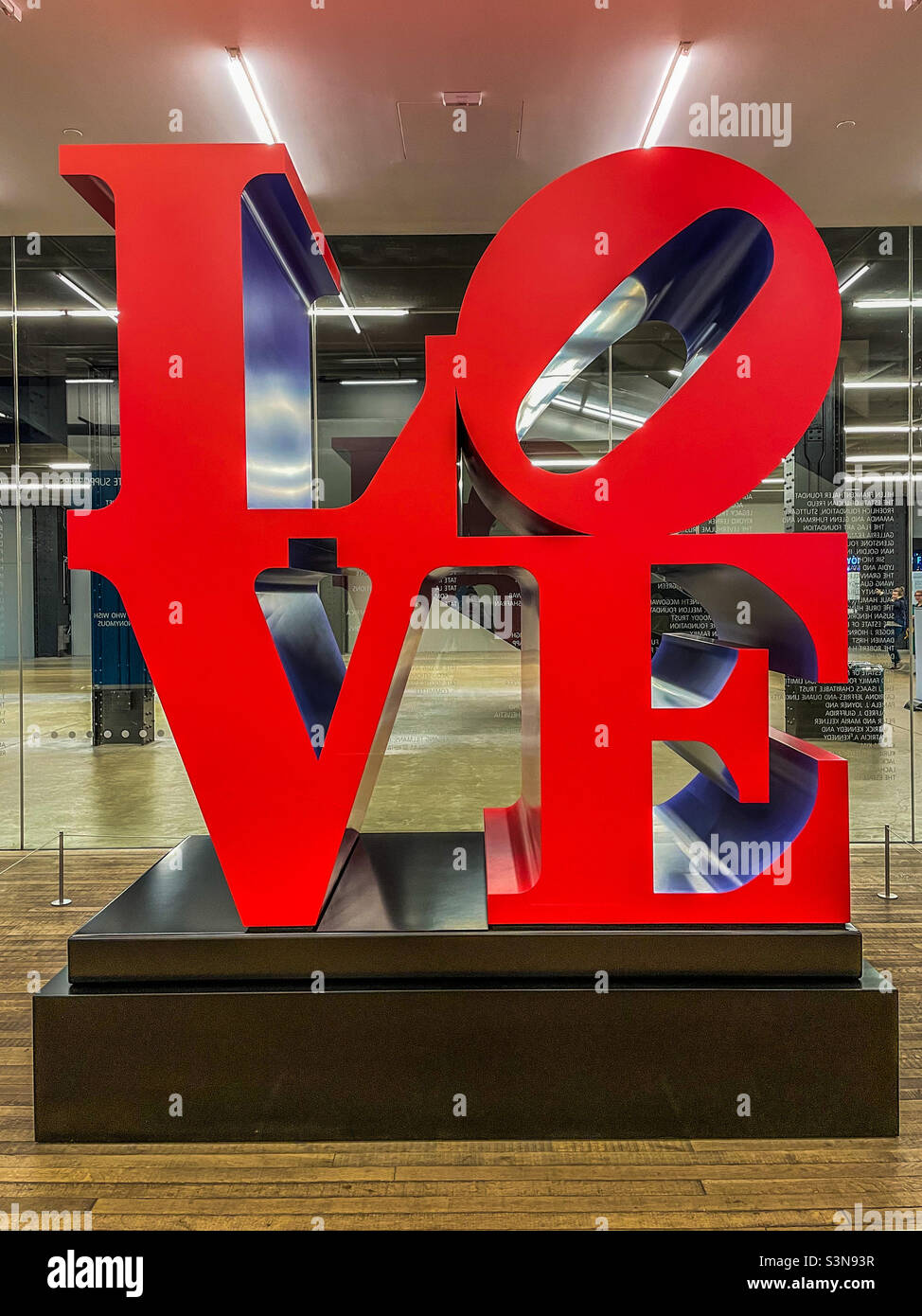 Live exhibit, Tate Modern, London - Smartphone Captured Stock Image