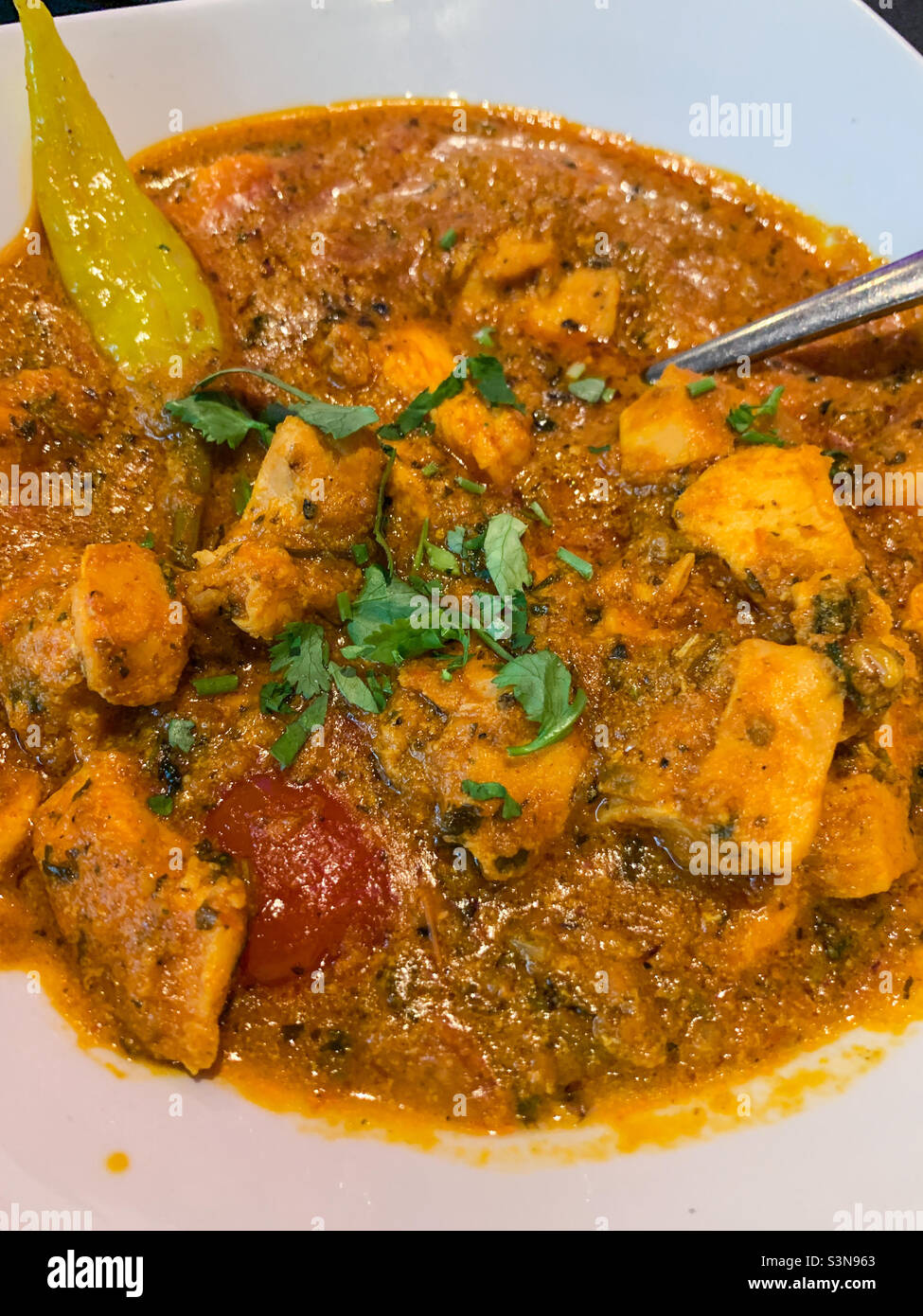 Chicken curry Stock Photo