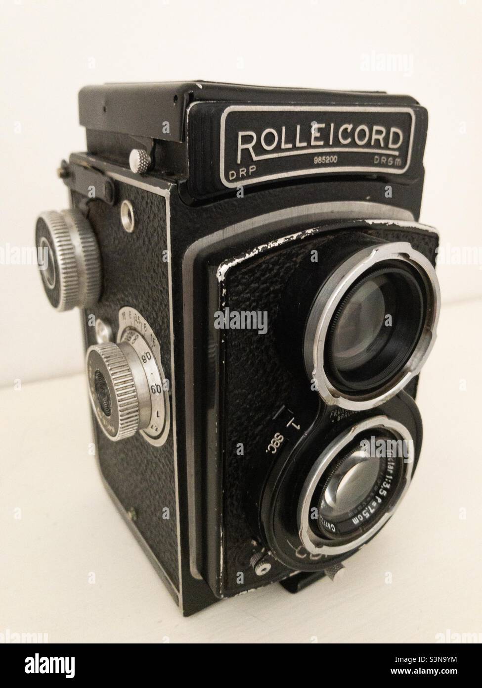 Vintage Rolleicord camera - Smartphone Captured Stock Image