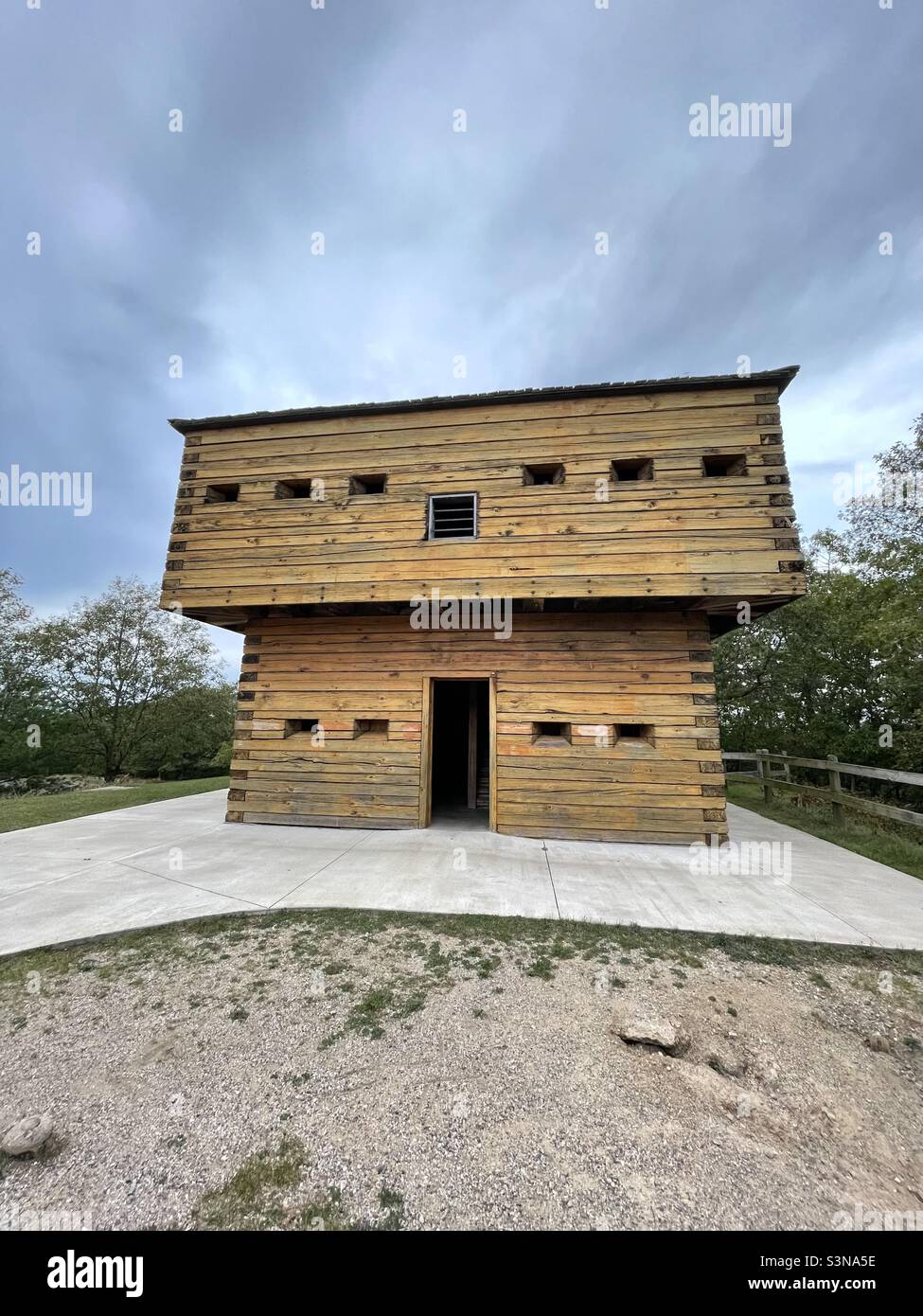 The Block HouseMuskegon, MI Stock Photo Alamy
