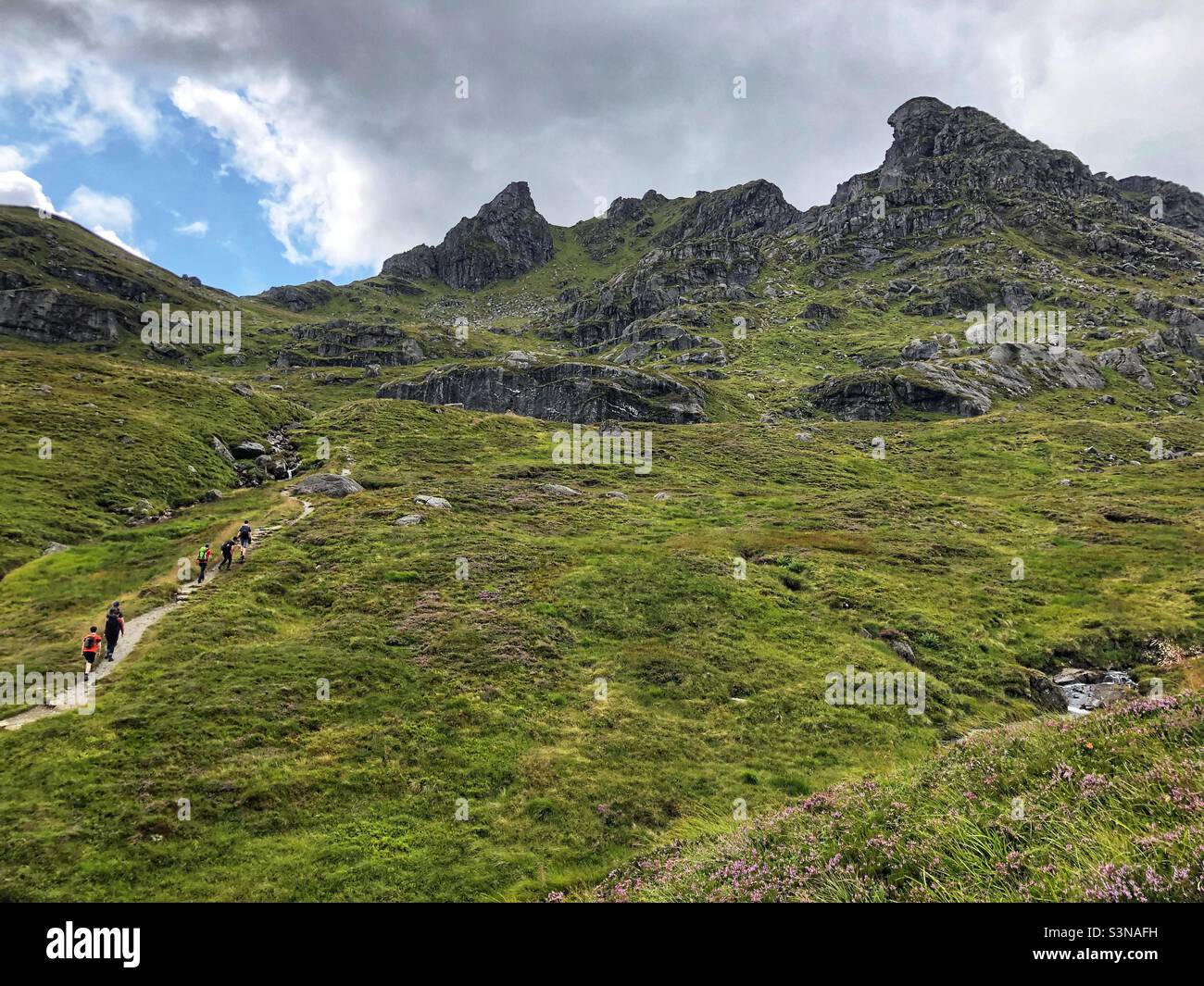 The Cobbler Ben Arthur a Corbett in the Arrochar Alps , Scotland Stock ...