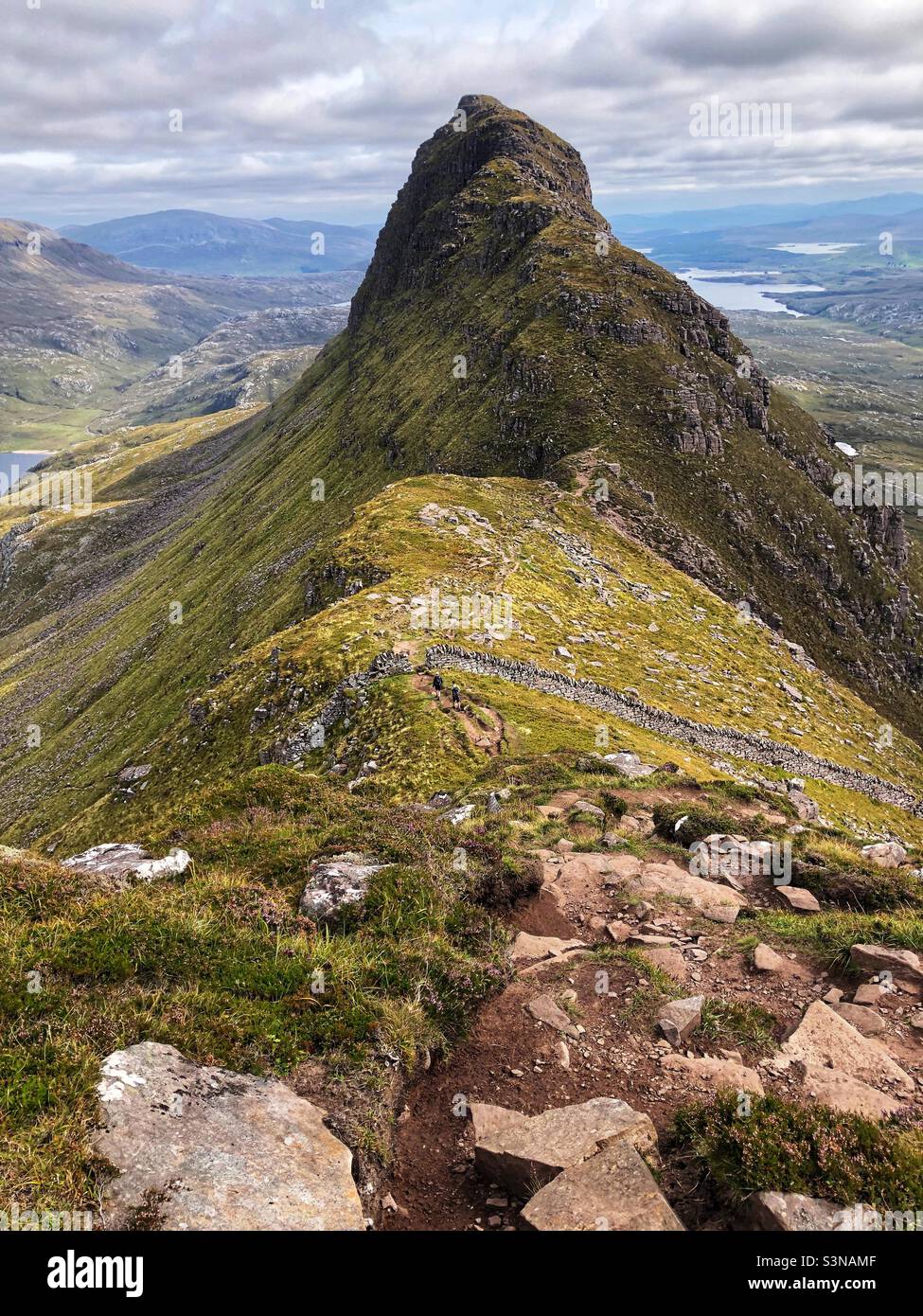 Suilven looking east, Scotland - Smartphone Captured Stock Image