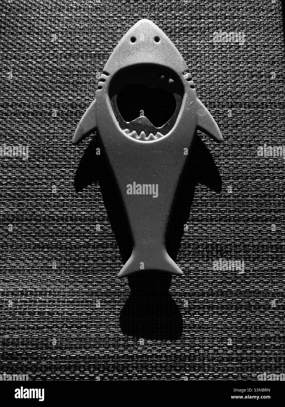 Shark shaped bottle opener - Smartphone Captured Stock Image