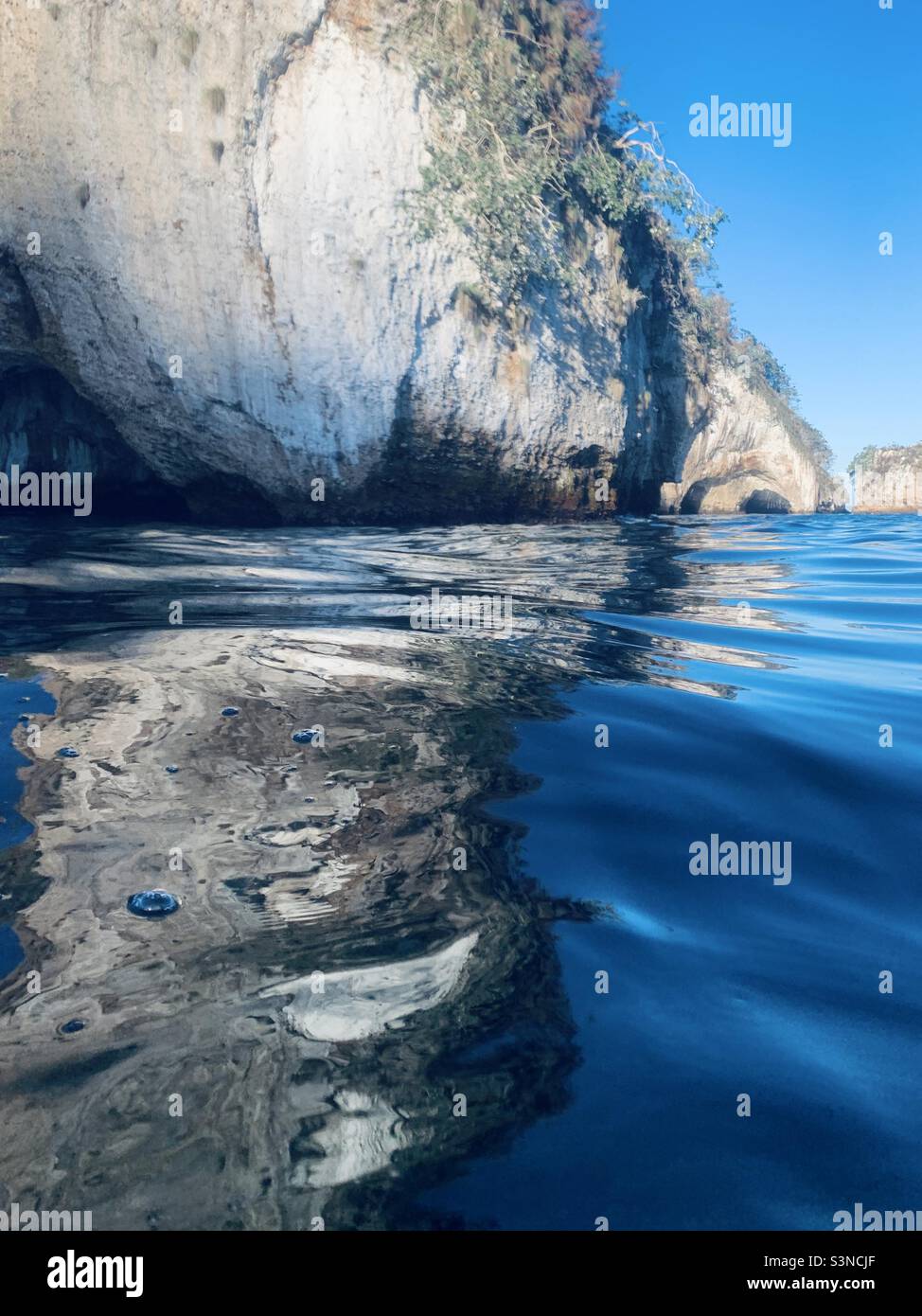 Los arcos national park surface reflection - Smartphone Captured Stock Image