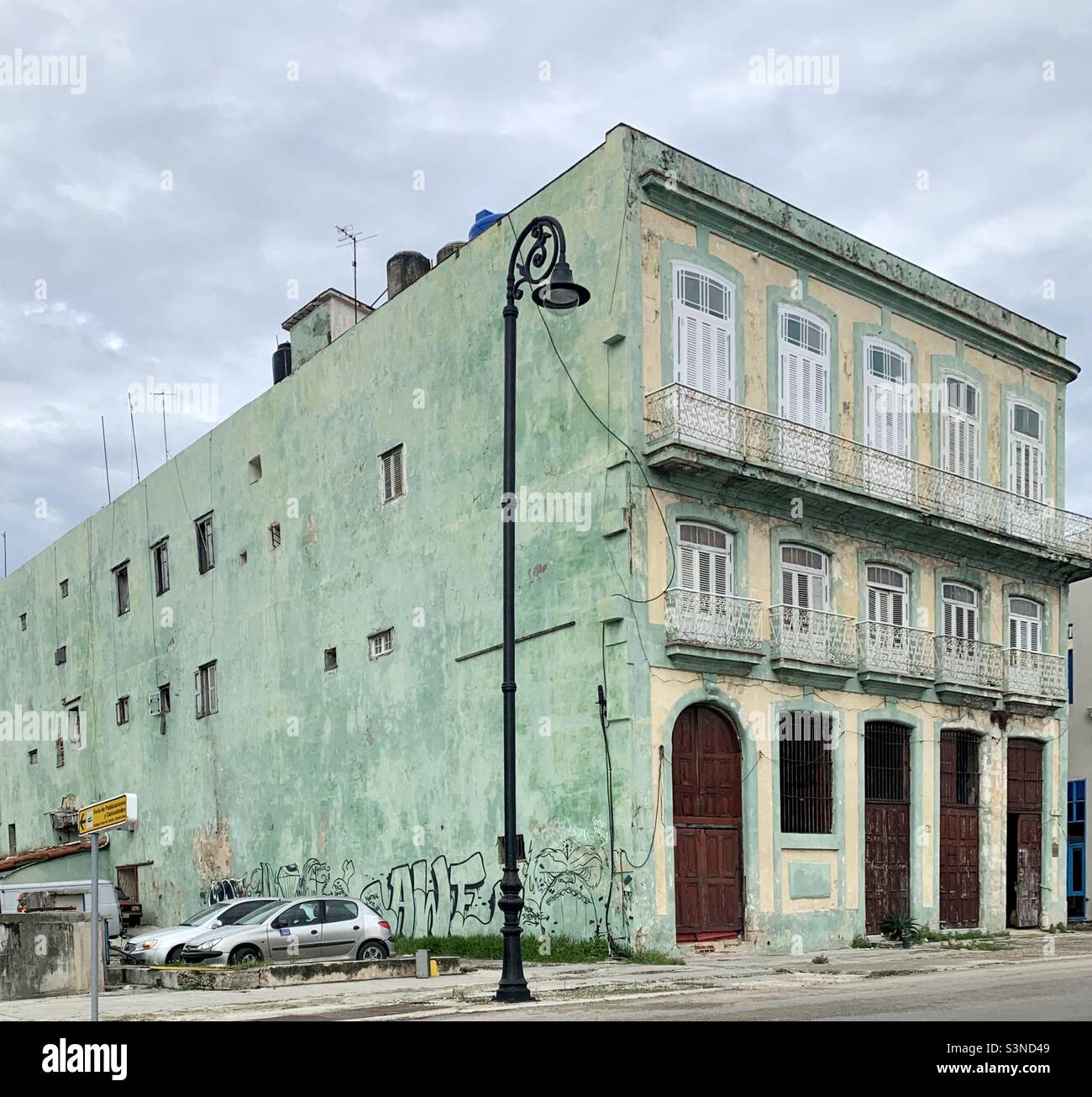 Old Havana, Habana, Cuba - Smartphone Captured Stock Image