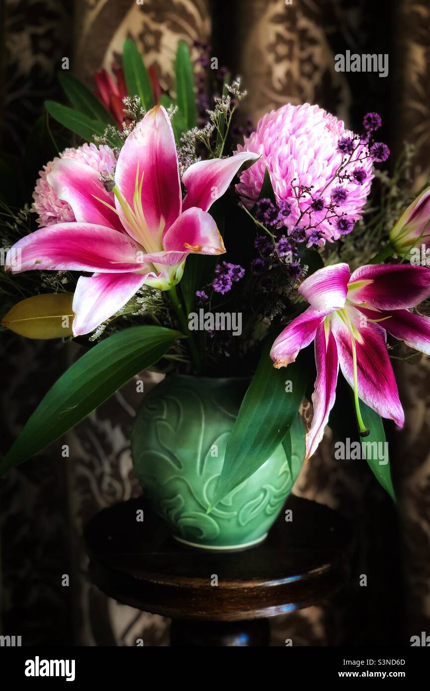 Mixed Bunch of Flowers - Smartphone Captured Stock Image