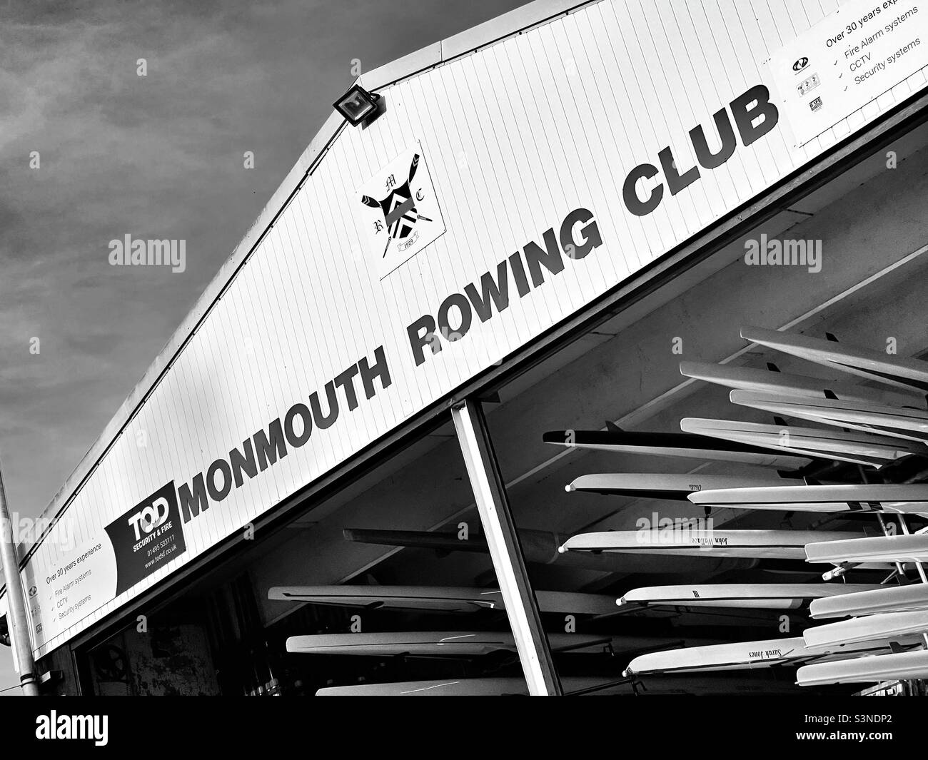 The Monmouth rowing club, Monmouth, Gwent, Wales Stock Photo Alamy
