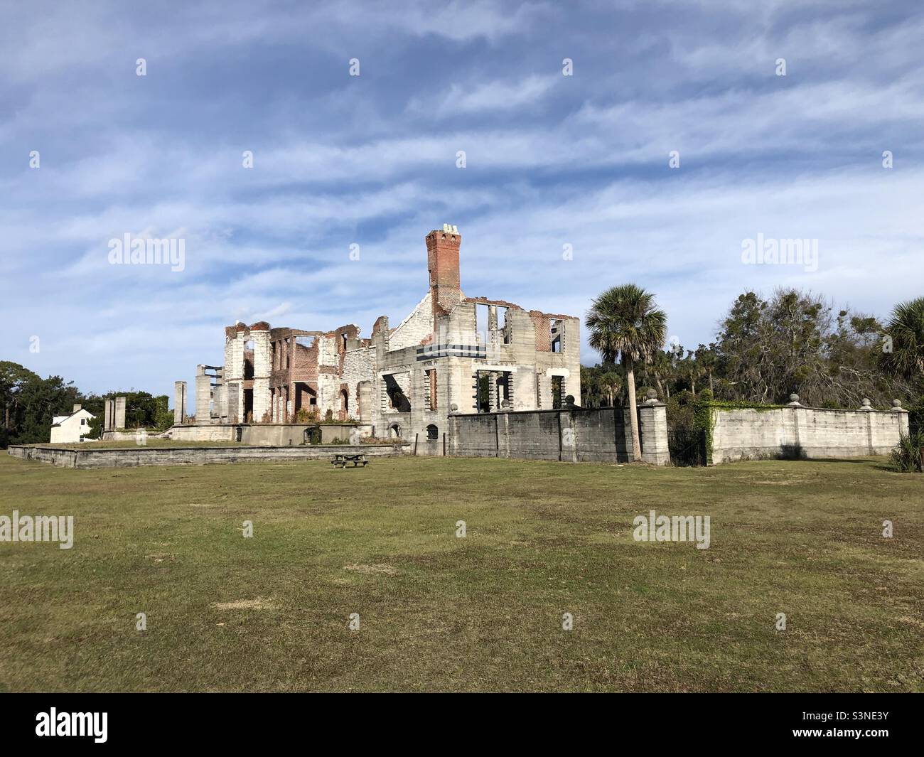 Ruins at Cumberland Island Stock Photo