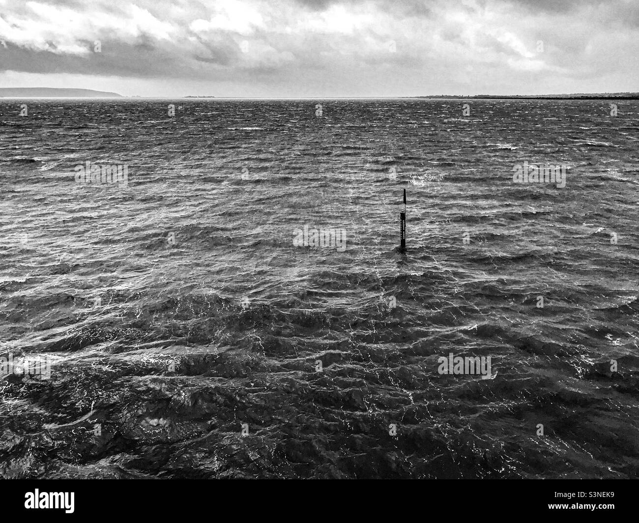 Stormy sea Black and White Stock Photos & Images - Alamy
