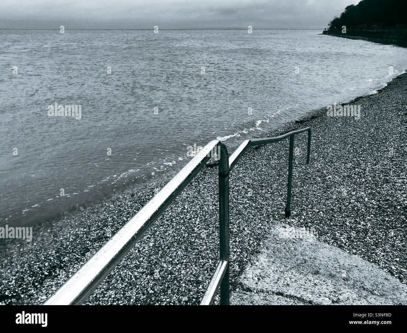 Down to the beach - Smartphone Captured Stock Image