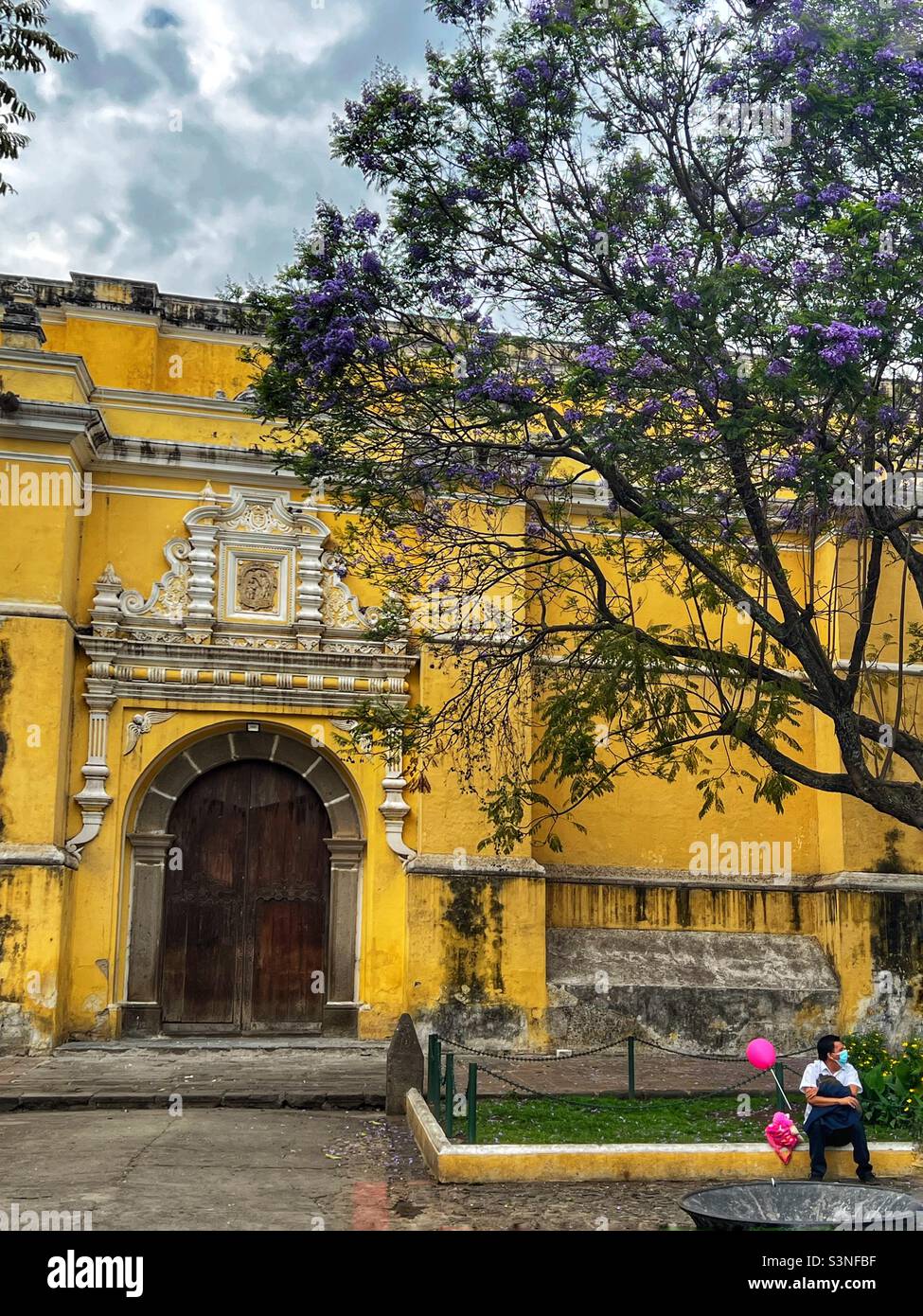 Church in Guatemala Stock Photo Alamy