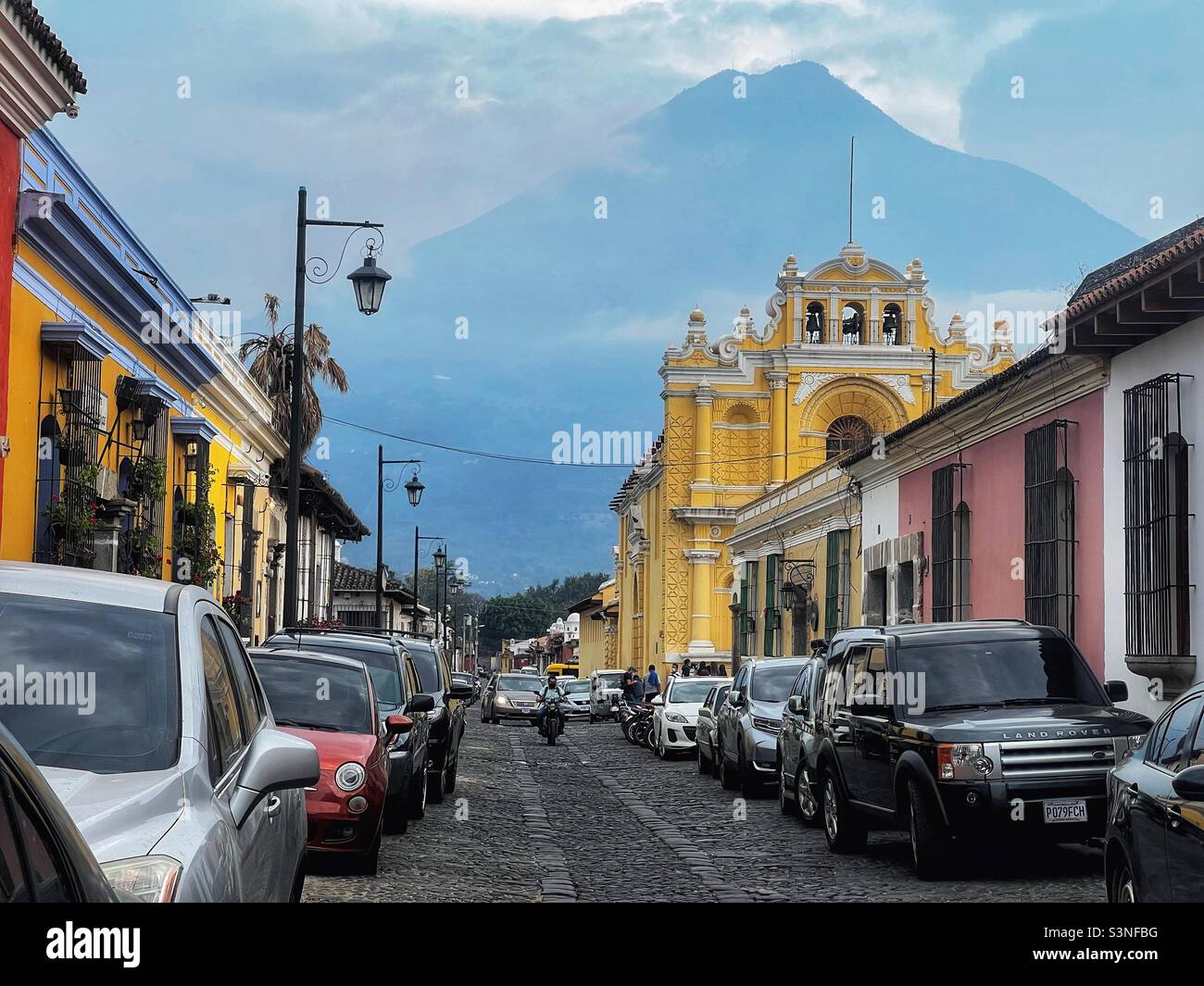 Antigua, Guatemala - Smartphone Captured Stock Image