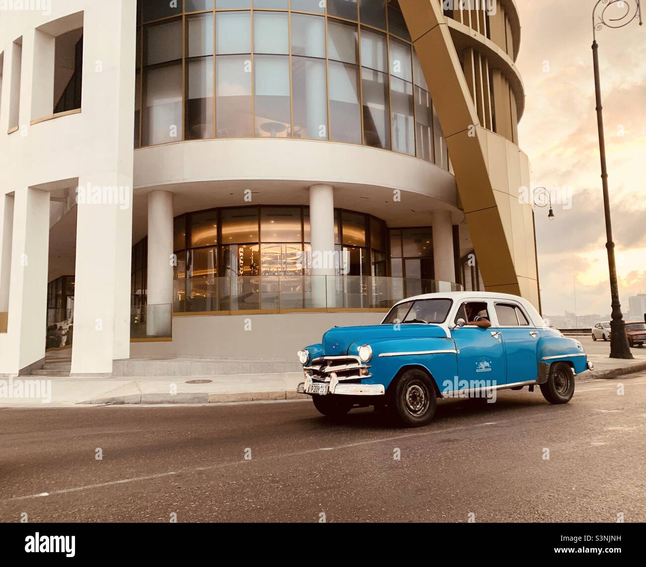 Havana in February 20, 2022. Old Havana, Havana, Cuba. - Smartphone Captured Stock Image